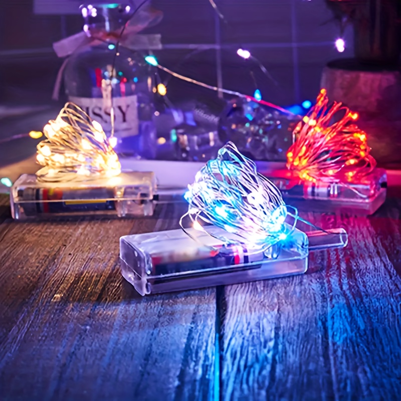 Led String Lights Battery Operated Copper Wire Fairy Lights - Temu