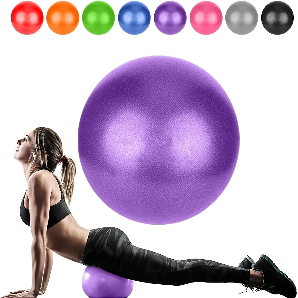 HQdeal 2 pcs Soft Pilates Balls 9 inch / 23 cm Exercise Balance Ball Gym  Fitness Ball Perfect for Pilates,Yoga, Core Training and Physical Therapy -  Blue & Purple : : Sports & Outdoors