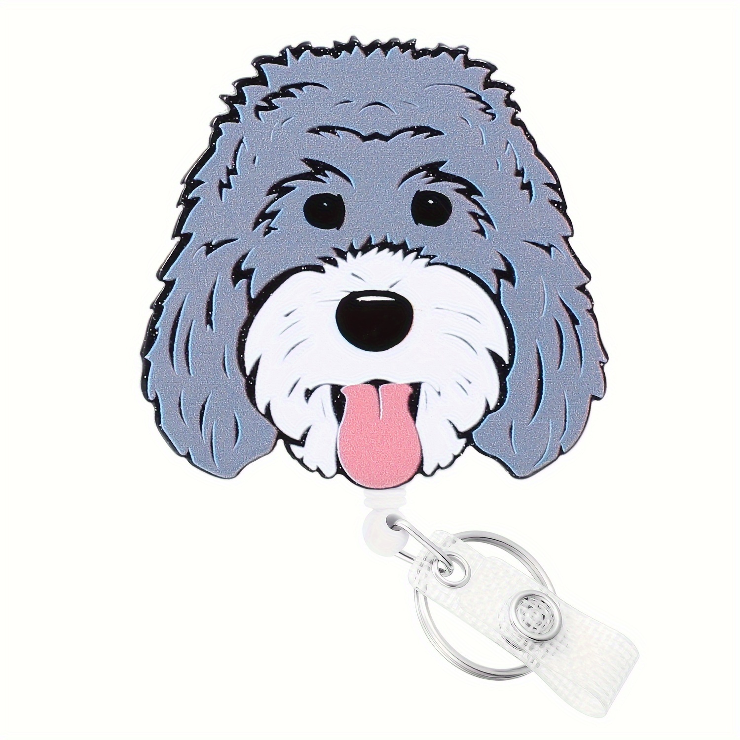 Cartoon Dog Badge Reel Retractable Nurse Id Name Card - Temu Germany