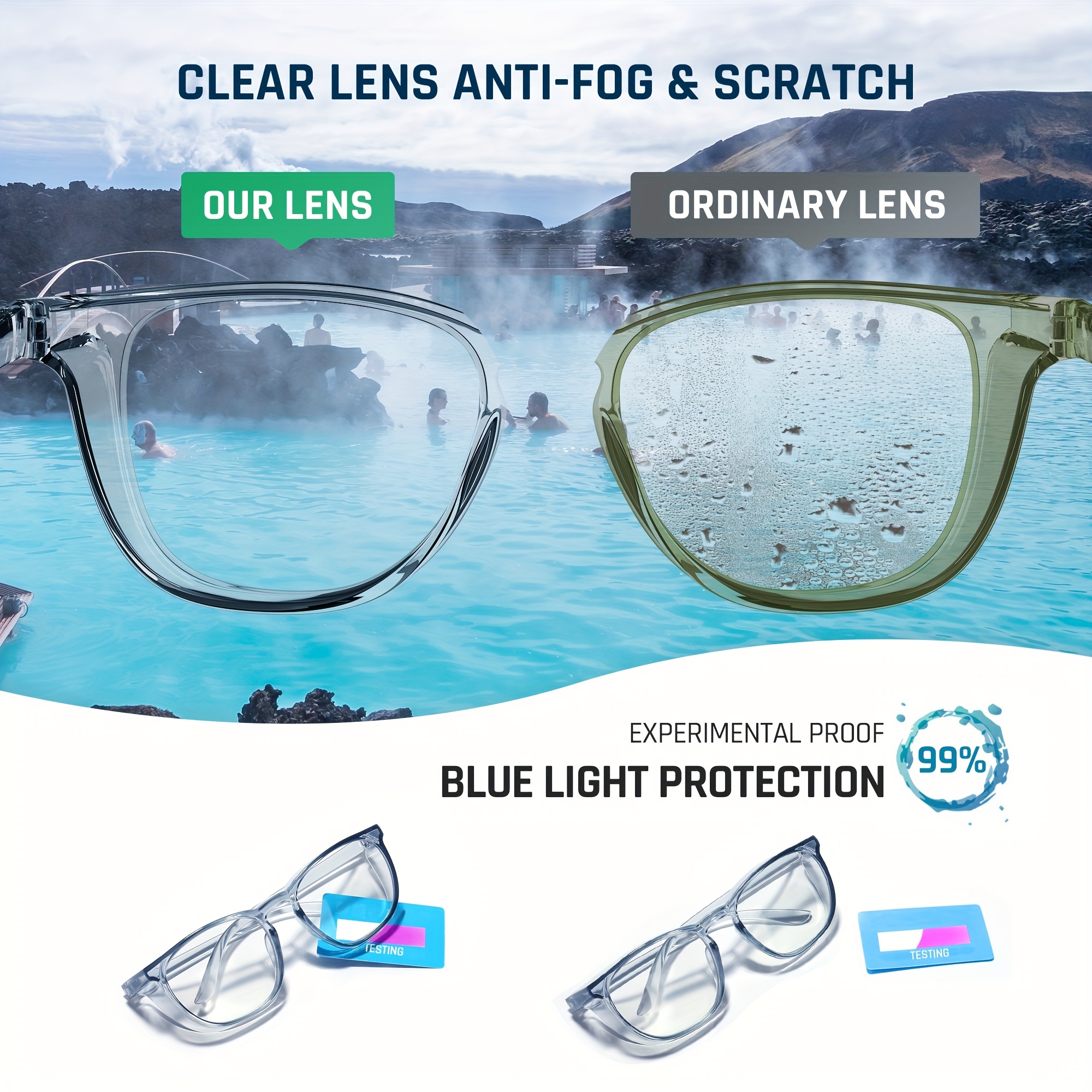 1pc Laiyike Protección Ojos Gafas Seguridad Elegantes Gafas - Temu