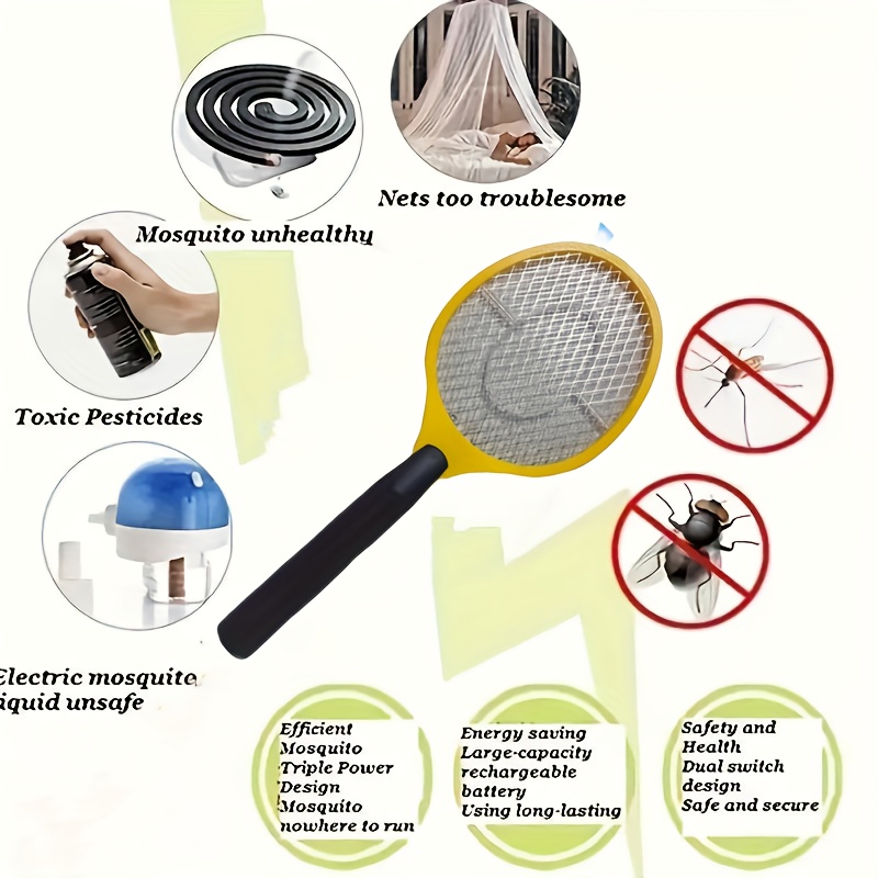 Tapette anti-moustiques électrique domestique, choc électrique