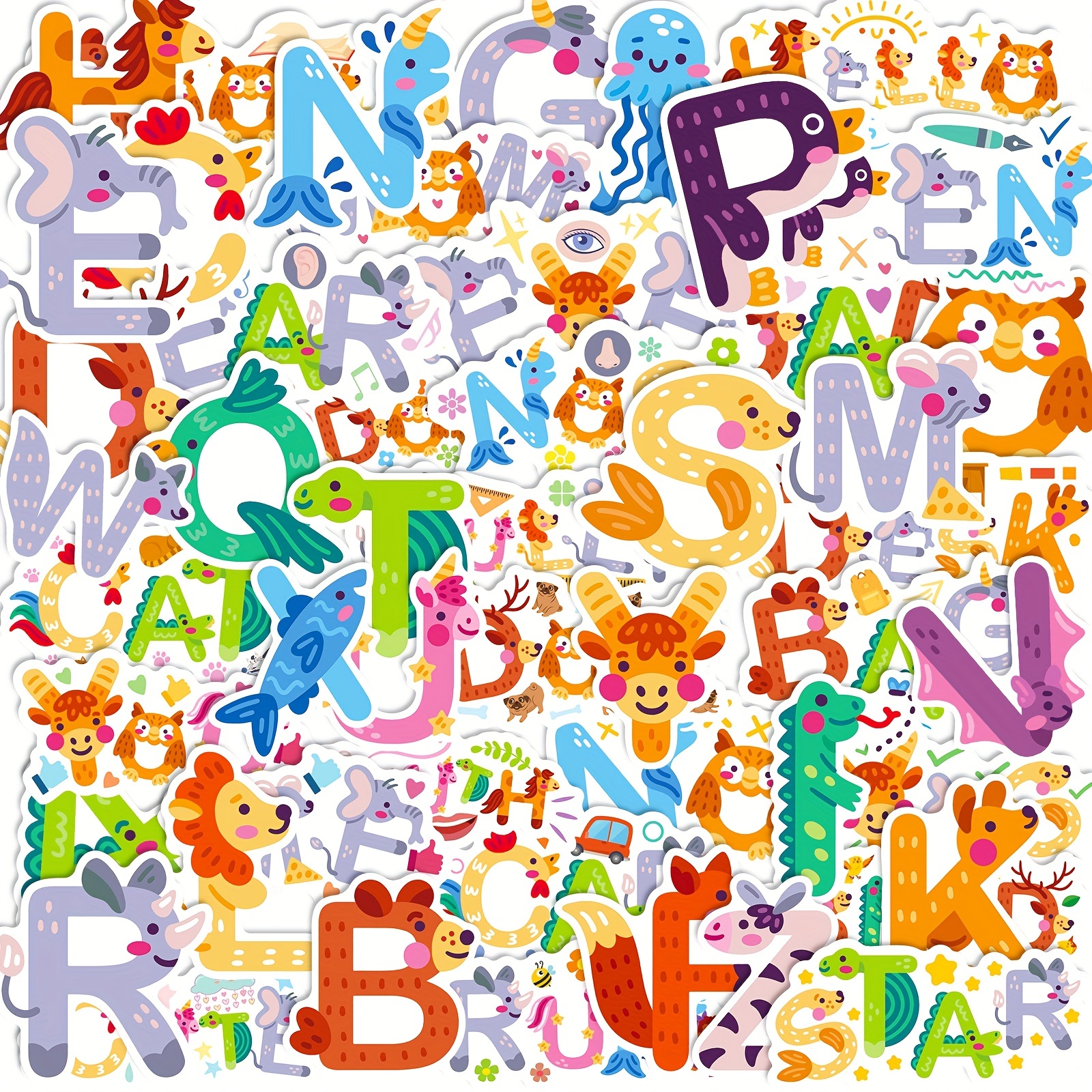 Sticker Letters of the English alphabet 