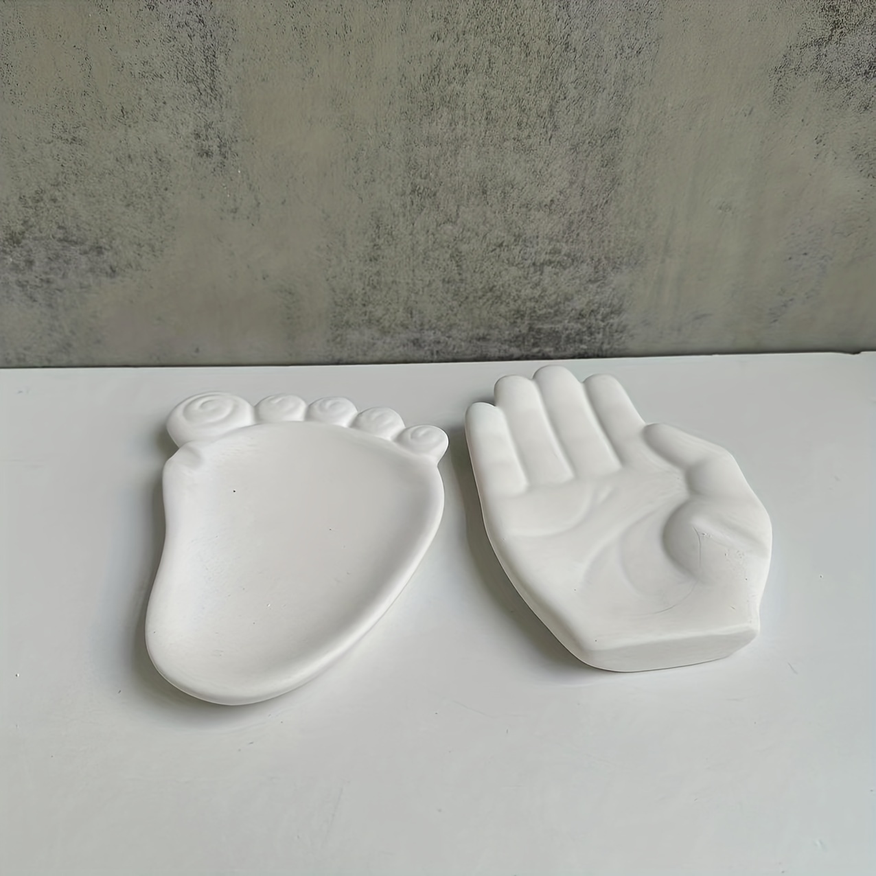 DIY 3D Hand Mold Powder Clone Powder Couple Hand Foot Model Baby Handprint  Footprint Stencil Plaster Casting Kit Clone Materials - AliExpress
