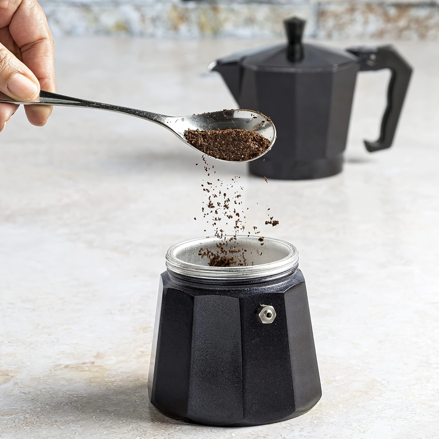 Classic Stovetop Espresso And Coffee Maker Moka Pot For - Temu