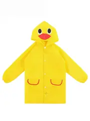 cute cartoon animal raincoat for kids waterproof and stylish ideal for height 90 130 cm details 21