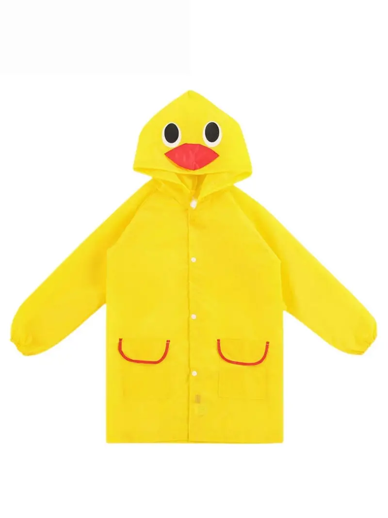 cute cartoon animal raincoat for kids waterproof and stylish ideal for height 90 130 cm details 21