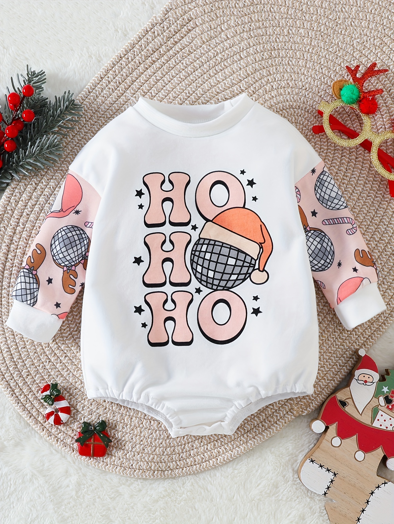 Baby girl 2024 christmas onesie