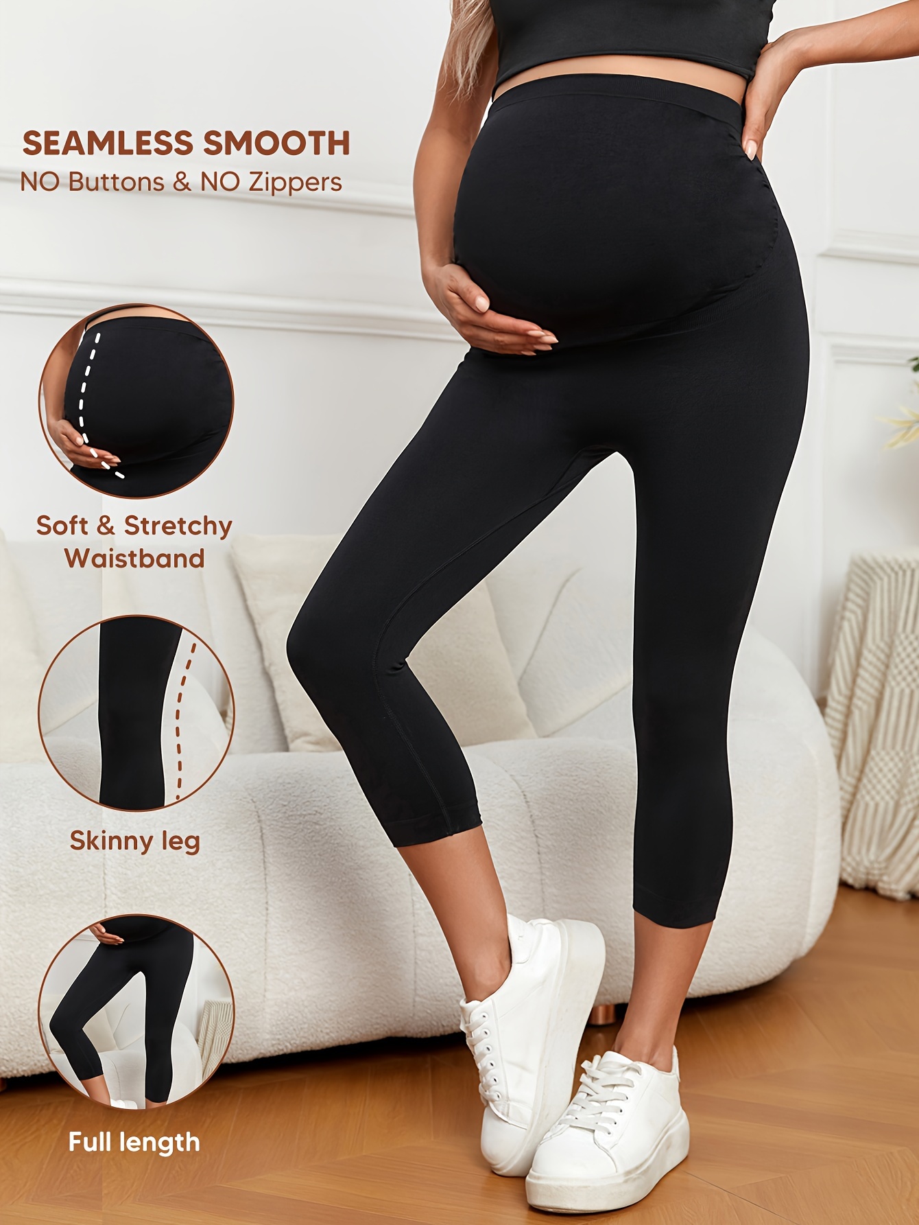 Cute Pregnancy Outfits With Leggings - Temu