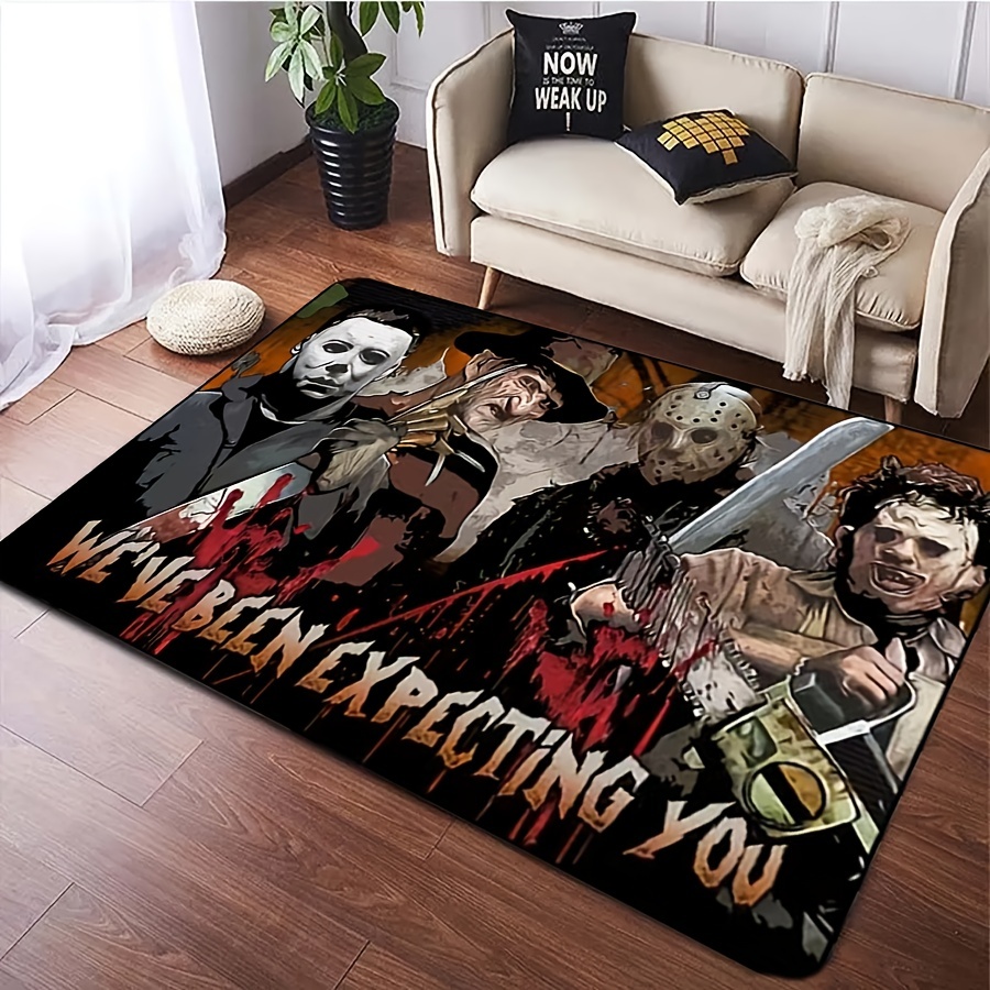 Horror Night Castle Print Door Mat, Non-slip Floor Mats Indoor Outdoor  Entrance Carpet, Home Halloween Decor - Temu