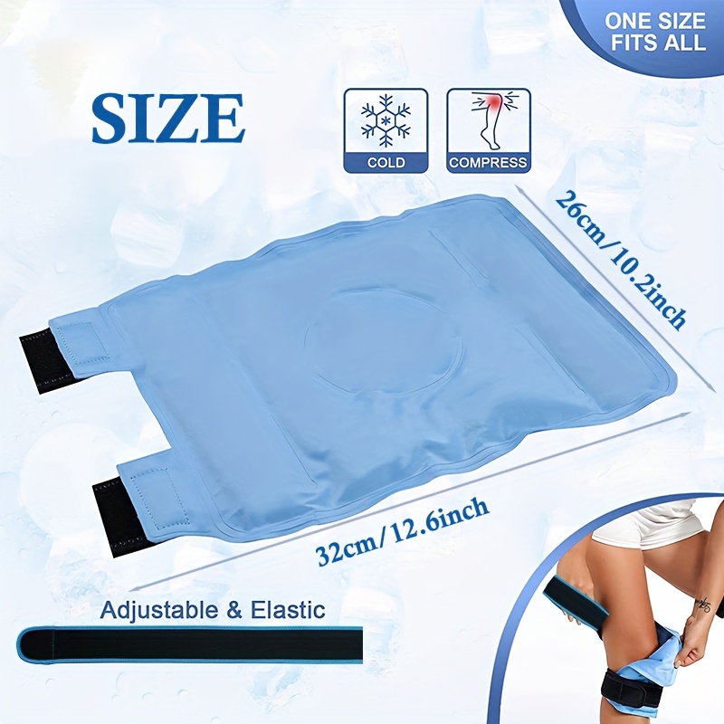 Paquete de hielo para tobillo para lesiones reutilizable terapia de  compresión fría y caliente paquete de hielo para pies con 2 paquetes de gel  frío – Yaxa Store