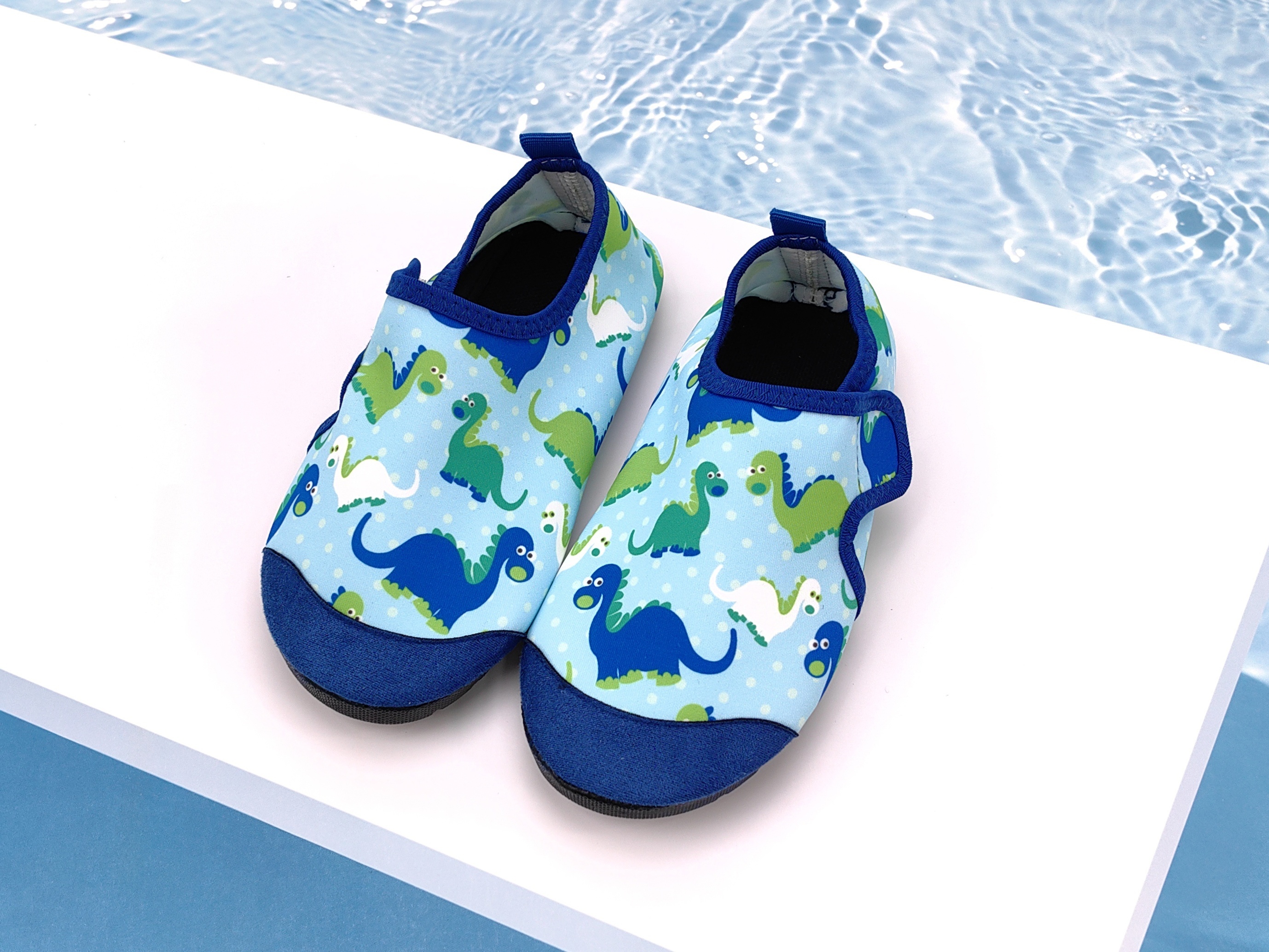 Cute Cartoon Toddler Water Shoes with Closure - Lightweight Quick-Dry Breathable Fabric & Non-Slip TPR Sole for Beach, Pool, Outdoor Summer Activities - Pink Girls & Boys Aqua Socks, Beach Wear | Fun Pattern Footwear | Adjustable Strap Footwear, High Quality Shoes