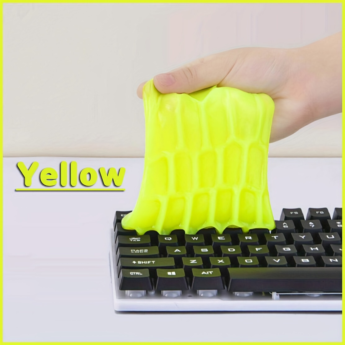 Super Clean Keyboard Cleaning Gel - In Use 