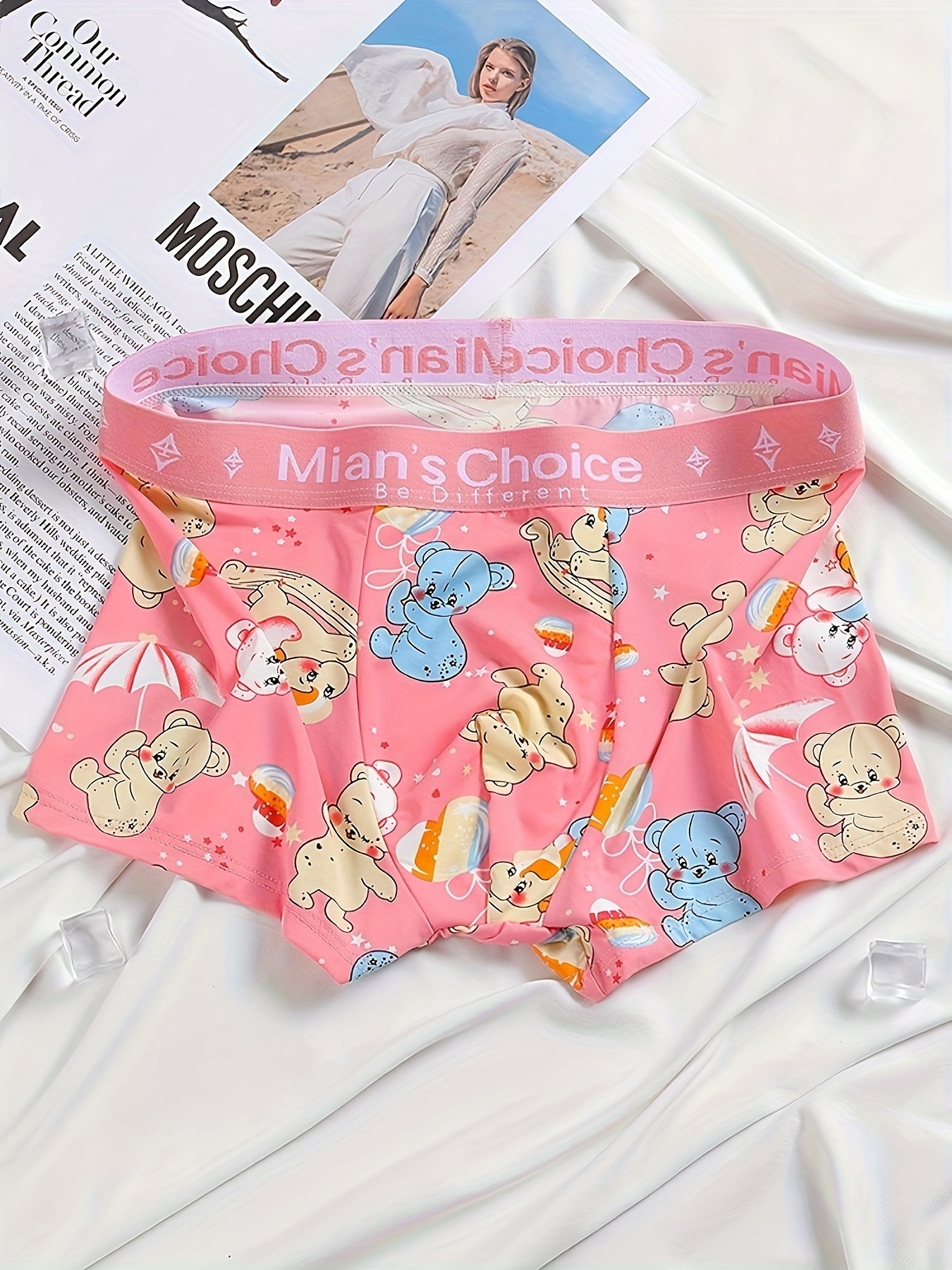 JHKKU Cute Crocodile Cartoon Men's Boxer Shorts Soft Breathable Boxer  Briefs Underwear Button Fly S at  Men's Clothing store