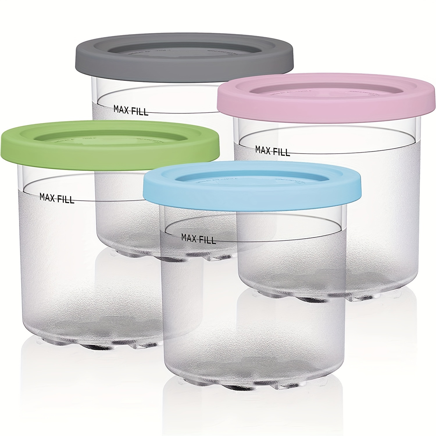 Ice Cream Makers Storage Jar With Lids for NC500 NC501 Ninja