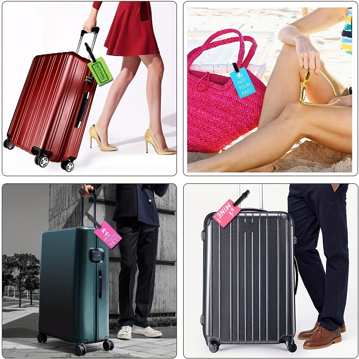 Arae Luggage Tags Travel Accessories for Suitcase Handbags