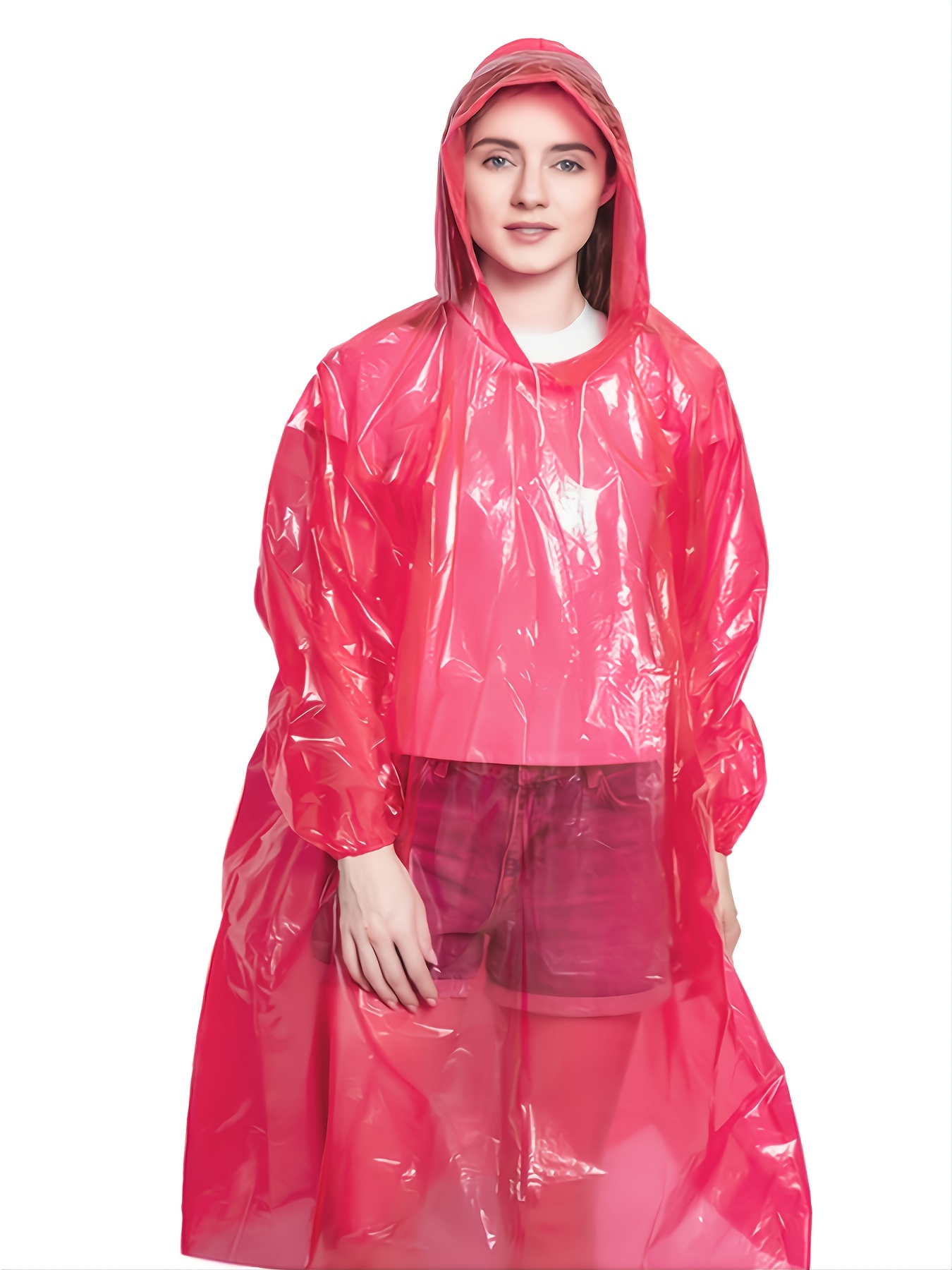 Chubasquero transparente 100% impermeable para mujer con raisuit