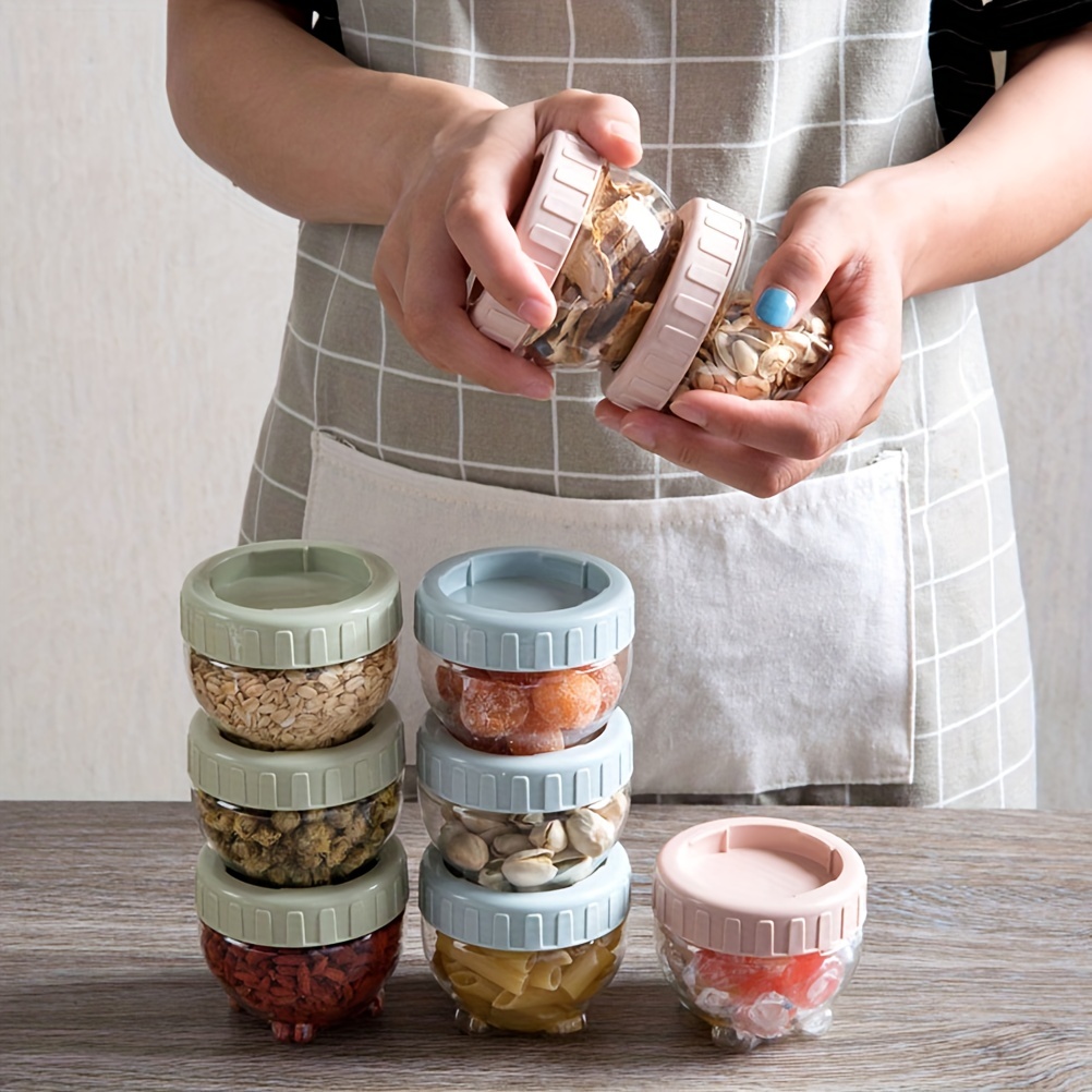Storage Jars Containers Food Lids Jar Coffee Canisters Kitchen
