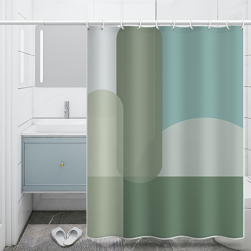 Shower Curtain Liner Plastic Lightweight Hooks Waterproof - Temu Canada