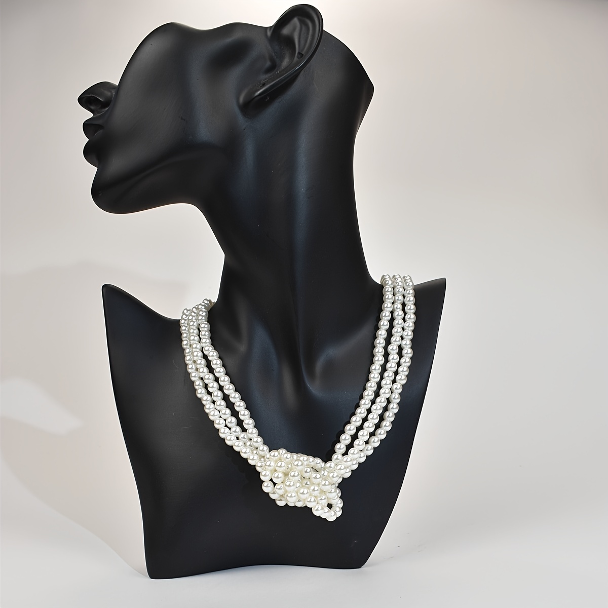 Women's Multilayer Imitation Pearl Long Necklace - Elegant Statement Jewelry For Gifts & Special Occasions