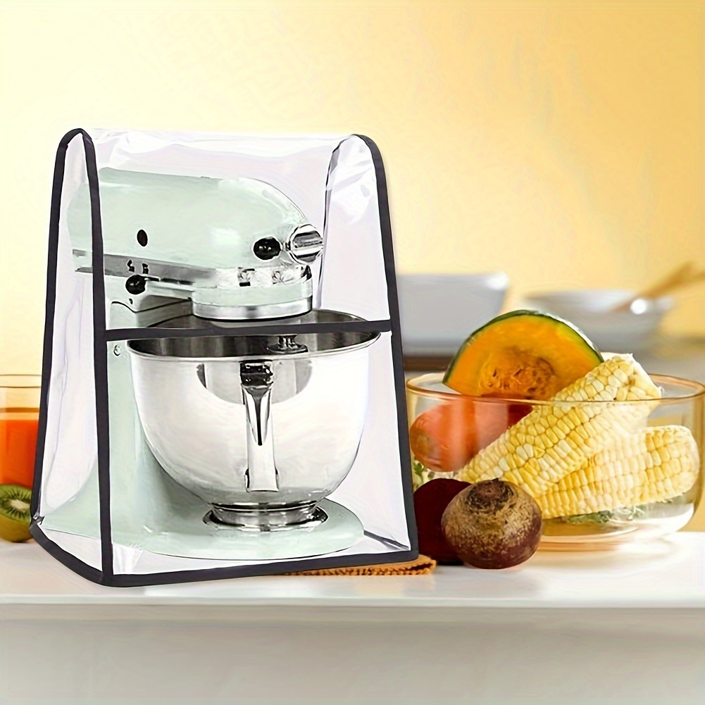 Stand Mixer Dust Cover with 3 Pockets Compatible with KitchenAid