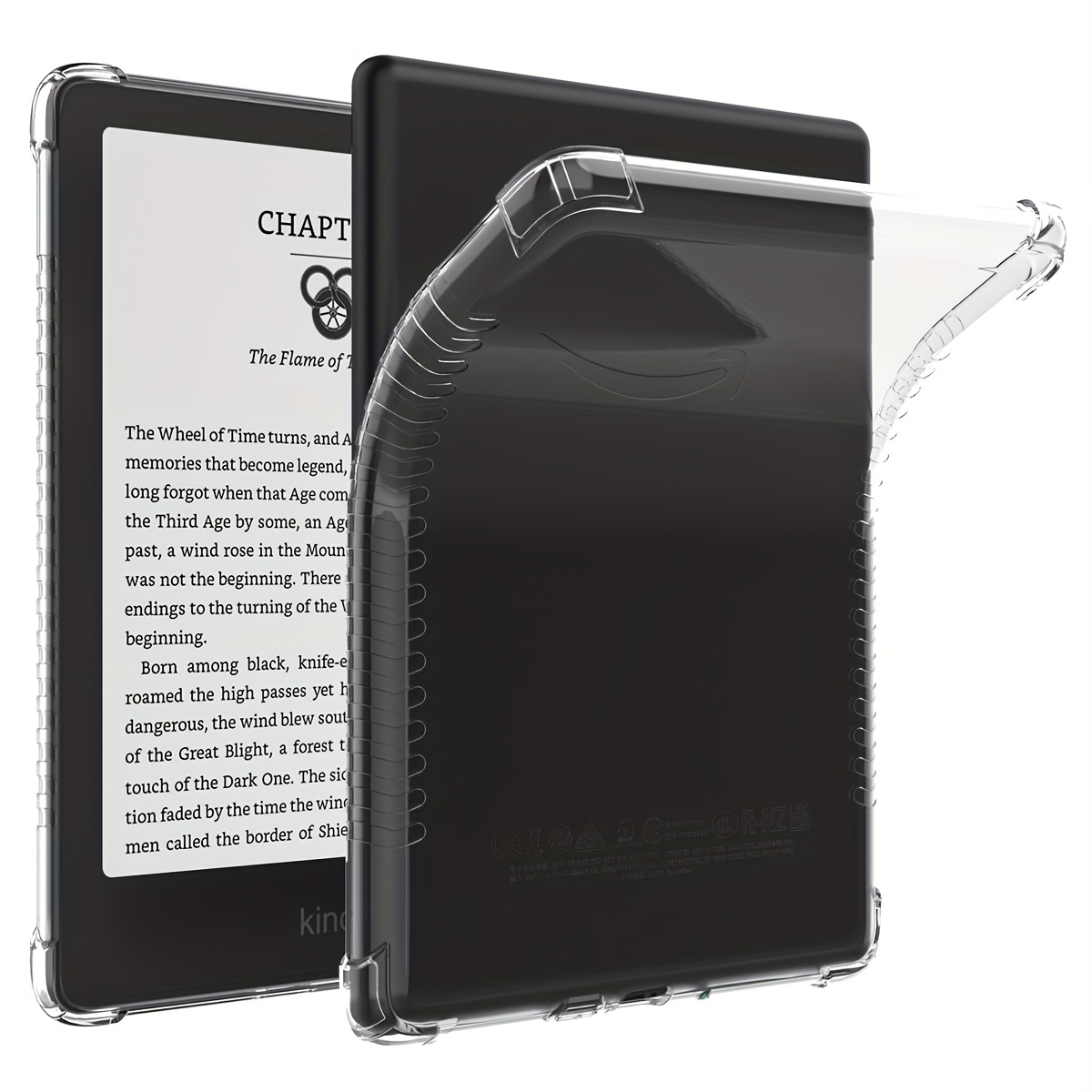 Funda para Kindle de 11.ª generación 2022 de 6 pulgadas, transparente (no  compatible con Kindle Paperwhite), carcasa trasera transparente, a prueba  de