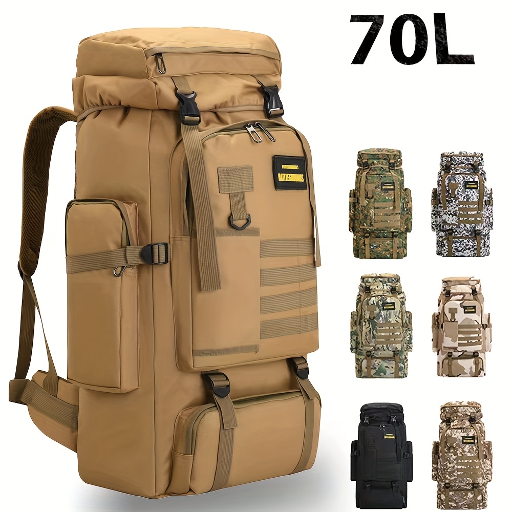 Large Capacity Outdoor Military Tactical Backpack For Camping Hiking  Climbing - Temu