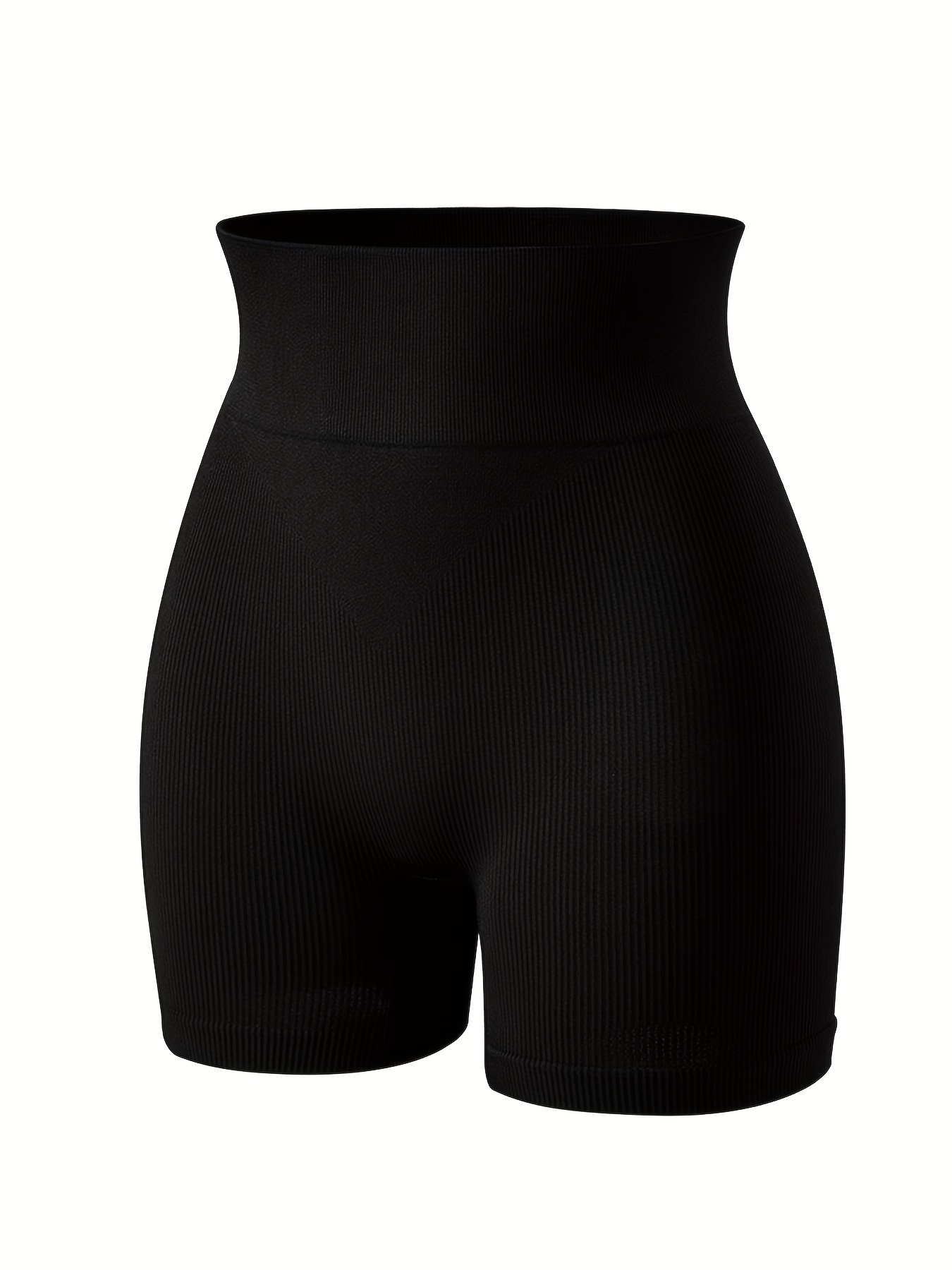Spanx Shapewear Tummy Tuck Spandex Shorts Black Womens Size Large 