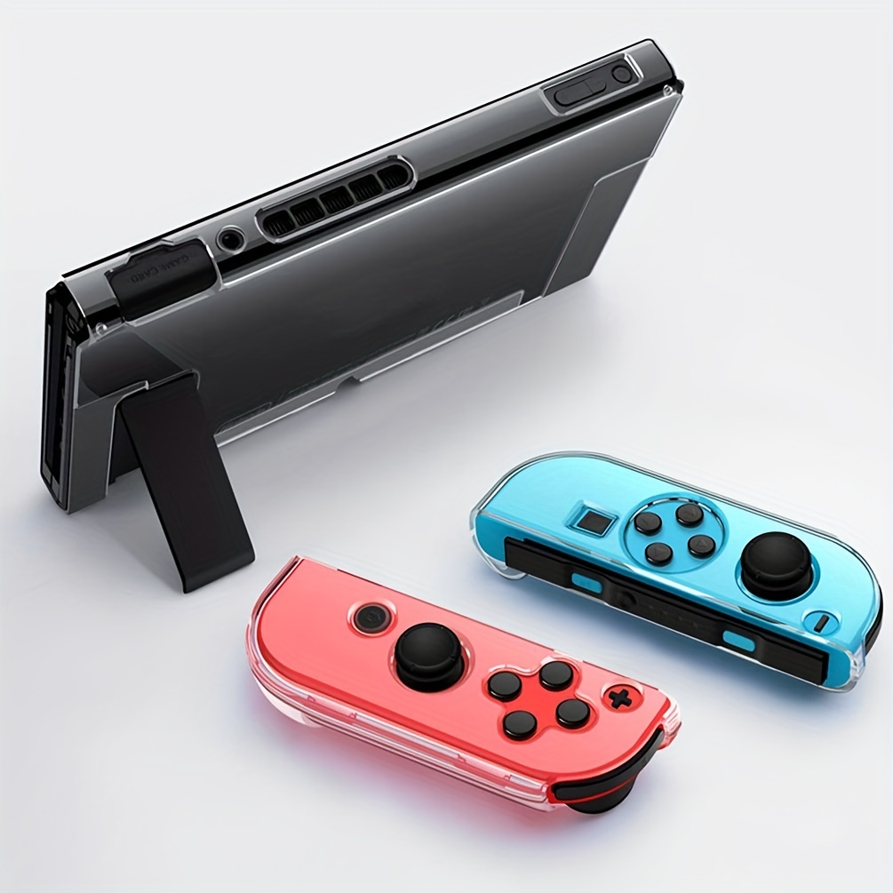Protective Case for Nintendo Switch, PC+TPU Grip Cover Switch for Console  and Joy-Con Controller, Anti-Slip Nintendo Switch Accessories Cover Grip  Case, White 