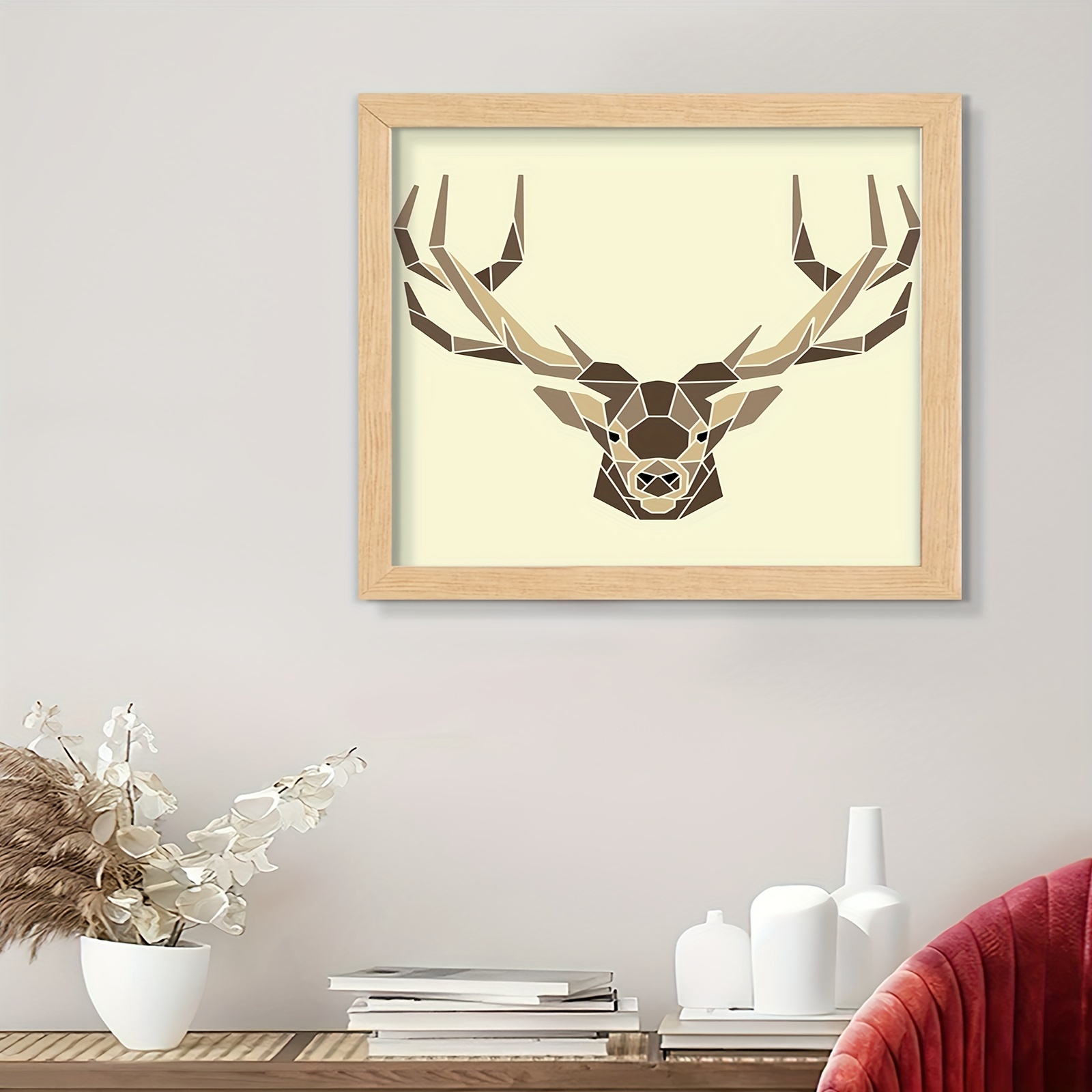 Decoration Adult Diamond Art DIY Children's Gift Gem Art Deer Diamond  Painting Home Festival Decoration Gift 11.81*15.75inch No Frame