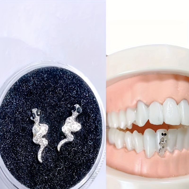 Comprar 10 Uds. De gemas dentales para dientes, adornos dentales de  cristal, joyería de Color claro