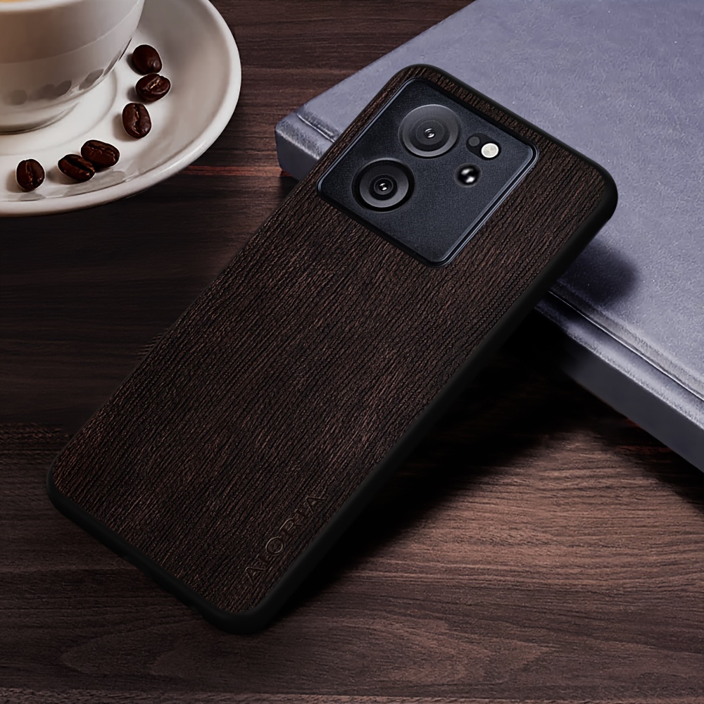 Tree Bark Wood Pattern Luxury Premium Pu Leather Case Xiaomi - Temu