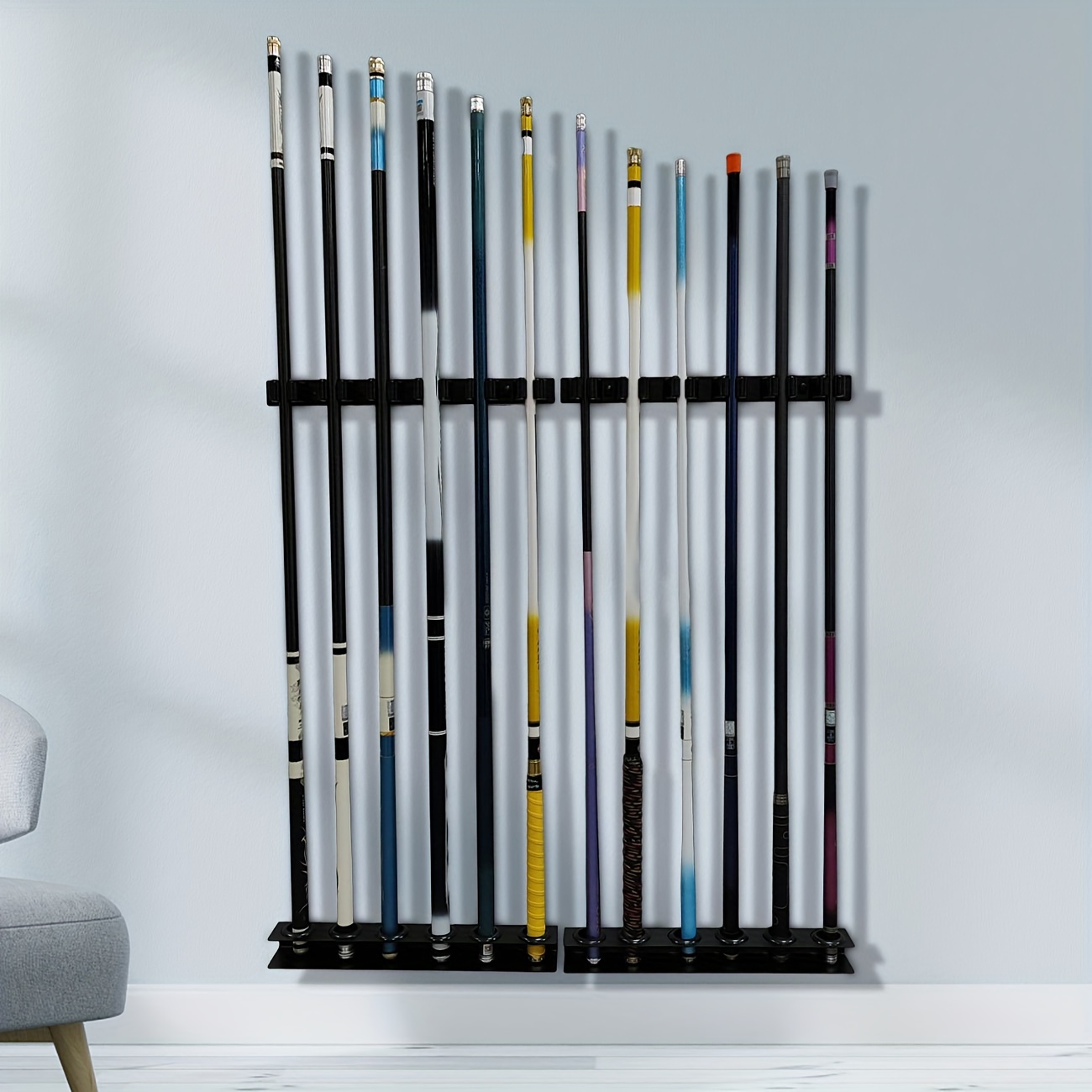 Up To 77% Off on Fishing Rod Rack Vertical Hol