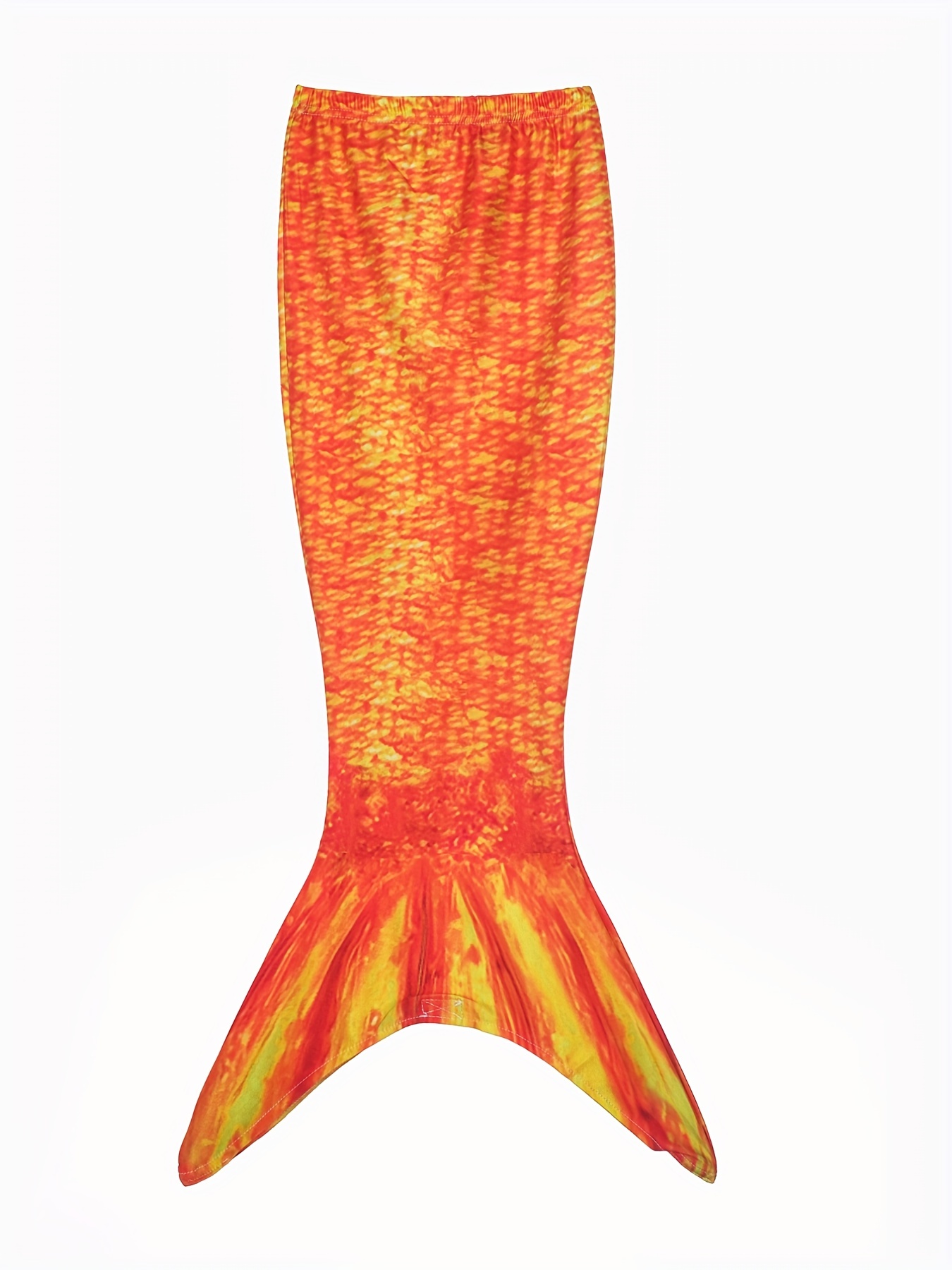 Girl's Mermaid Swimsuit Fish Scale Print Mermaid Tail Bathing Suit