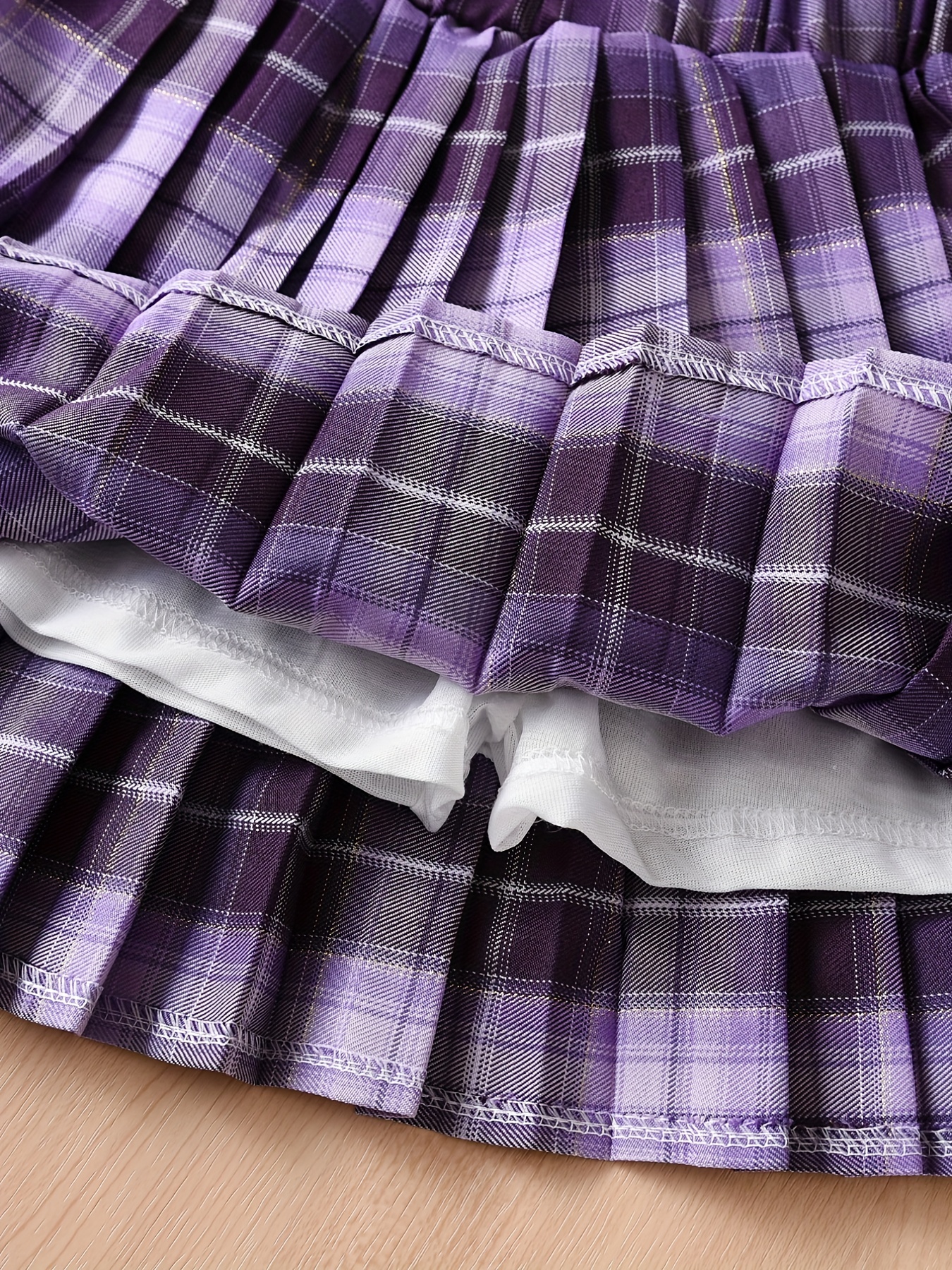 Girls Preppy Summer Twinset Clothing Short Sleeve T Shirt And Plaid Skirt  School Costume For Children Aged 6 12 Years W230210 From Make03, $16.27