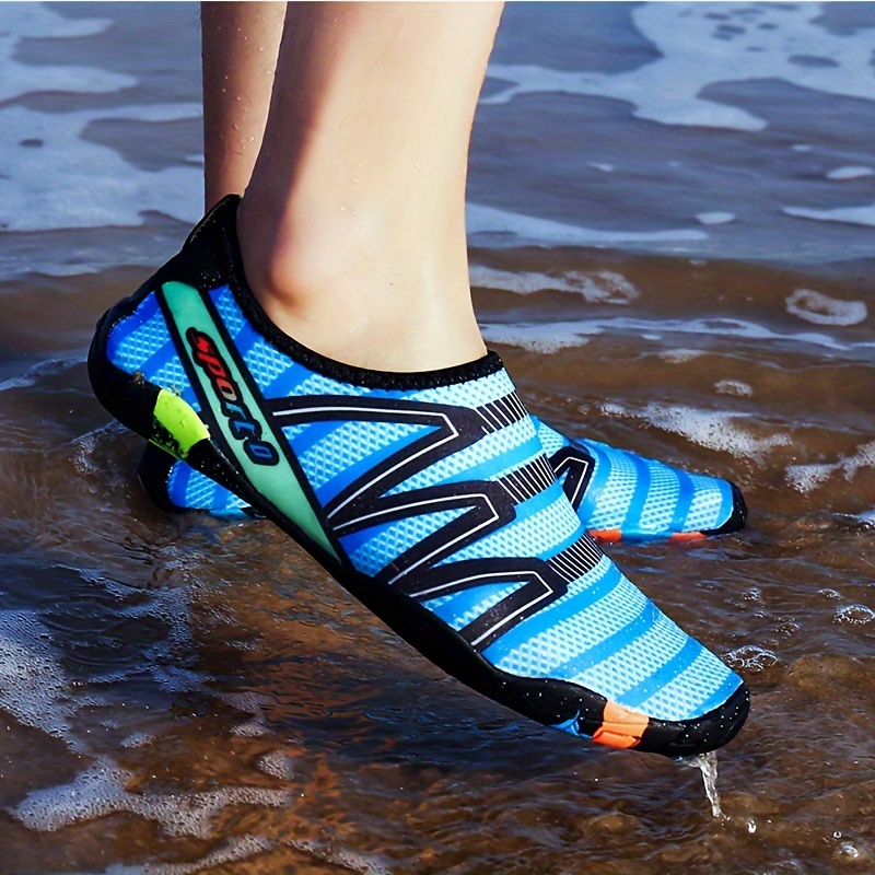 Zapatos de natación de secado rápido, estilo de pies descalzos, calcetines  de playa para piscina, yoga y surf, para hombre y mujer