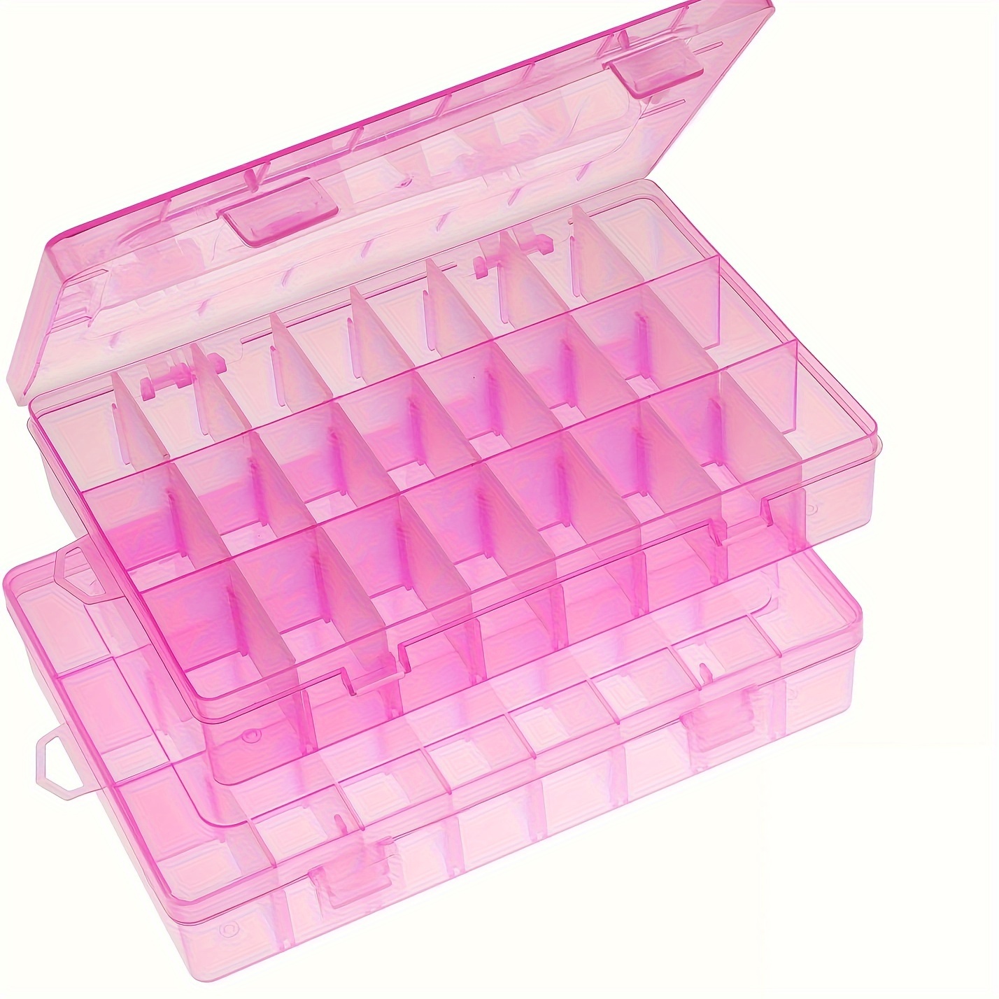 Clear Plastic Storage Box Storage Container Adjustable - Temu Canada