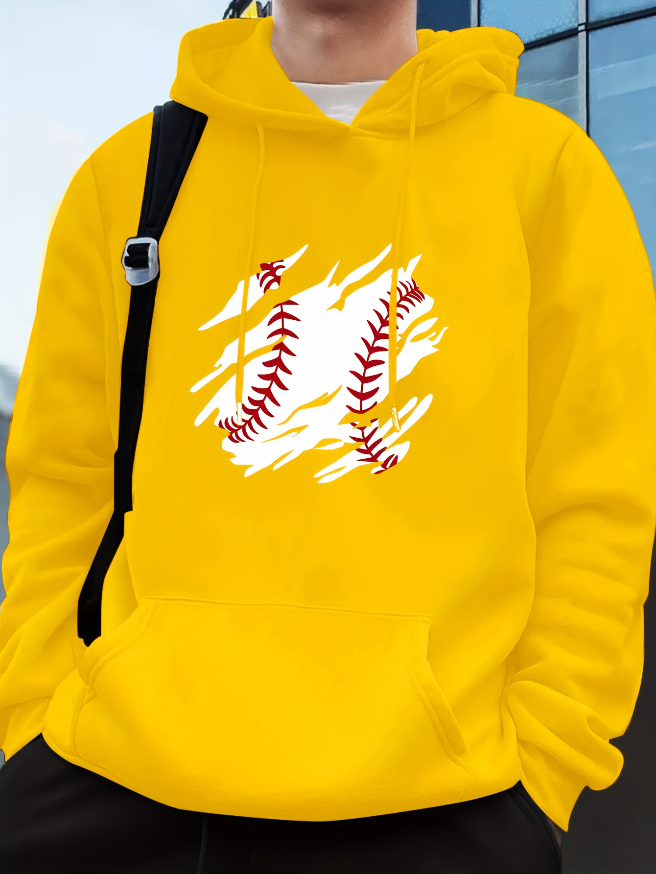 Mens Baseball Hoodies & Pullovers.