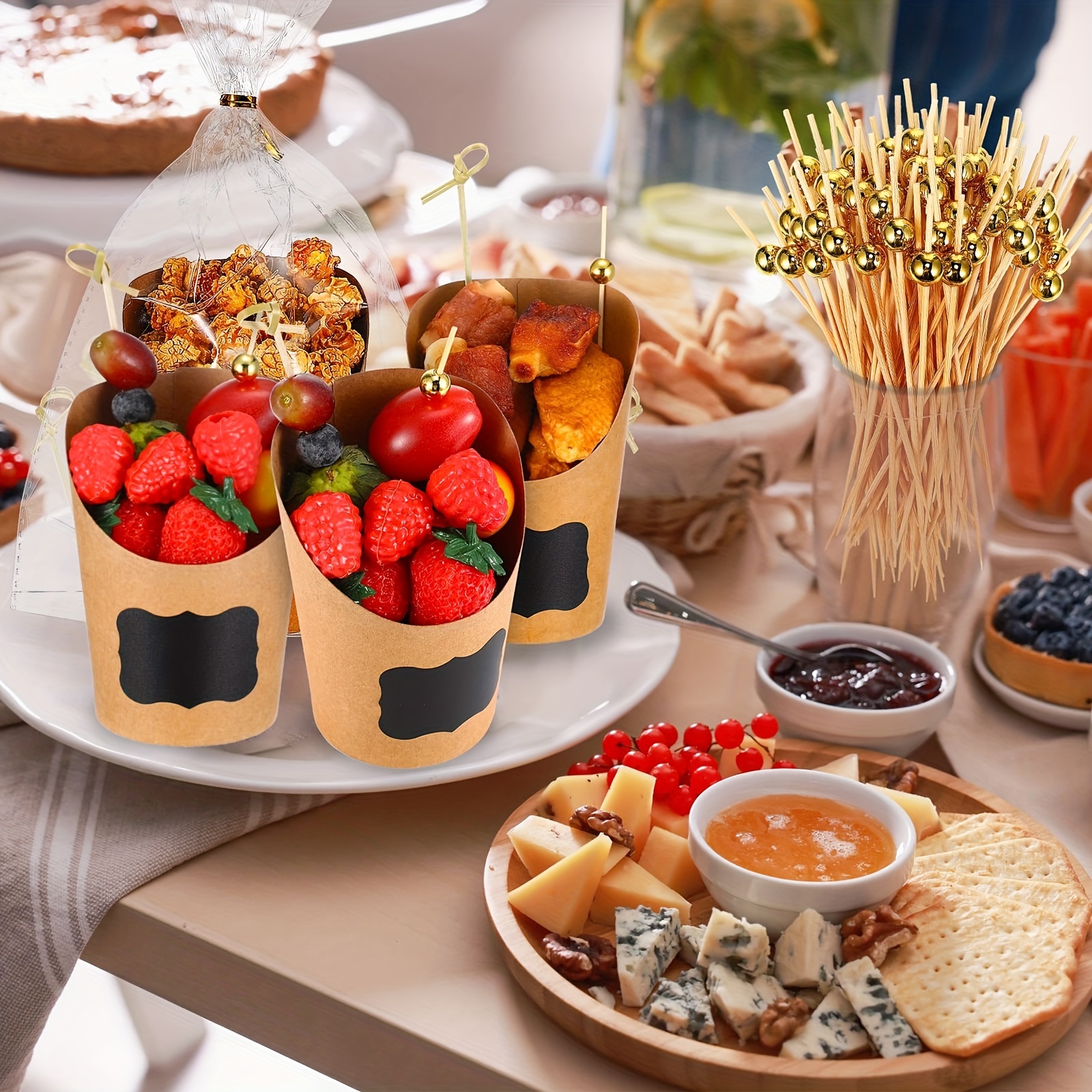 Personalized 12oz Kraft Charcuterie Cups: Weddings, Birthdays, Graduations  - Party or Event – Cuts & Nibbles