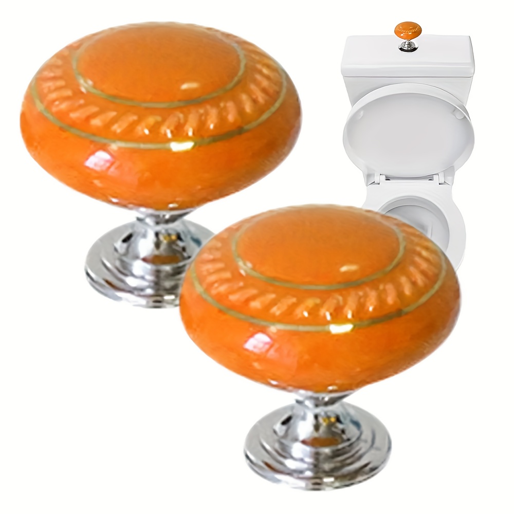  FOTTEPP Round Shaped Colorful Toilet Press Button, Toilet  Button Pusher Helper, Toilet Push Button Topper, Shaped Toilet Tank Button  (Heart-4Colors) : Home & Kitchen