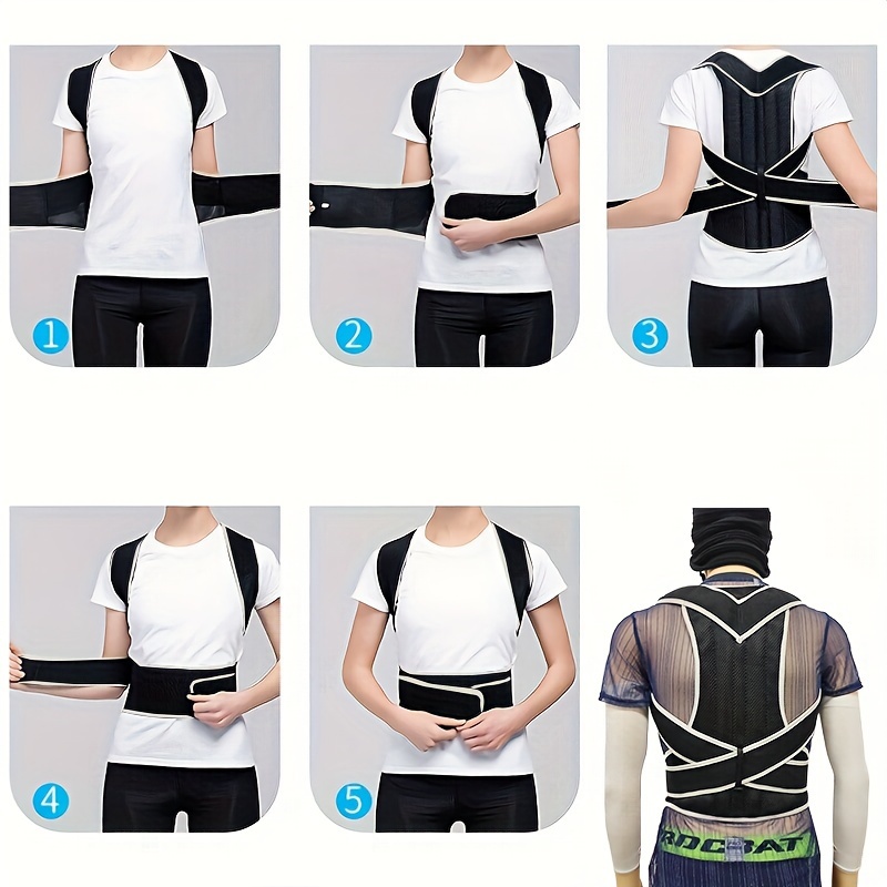 Posture Corrector Brace Belt Lower Upper Back Pain Relief Should