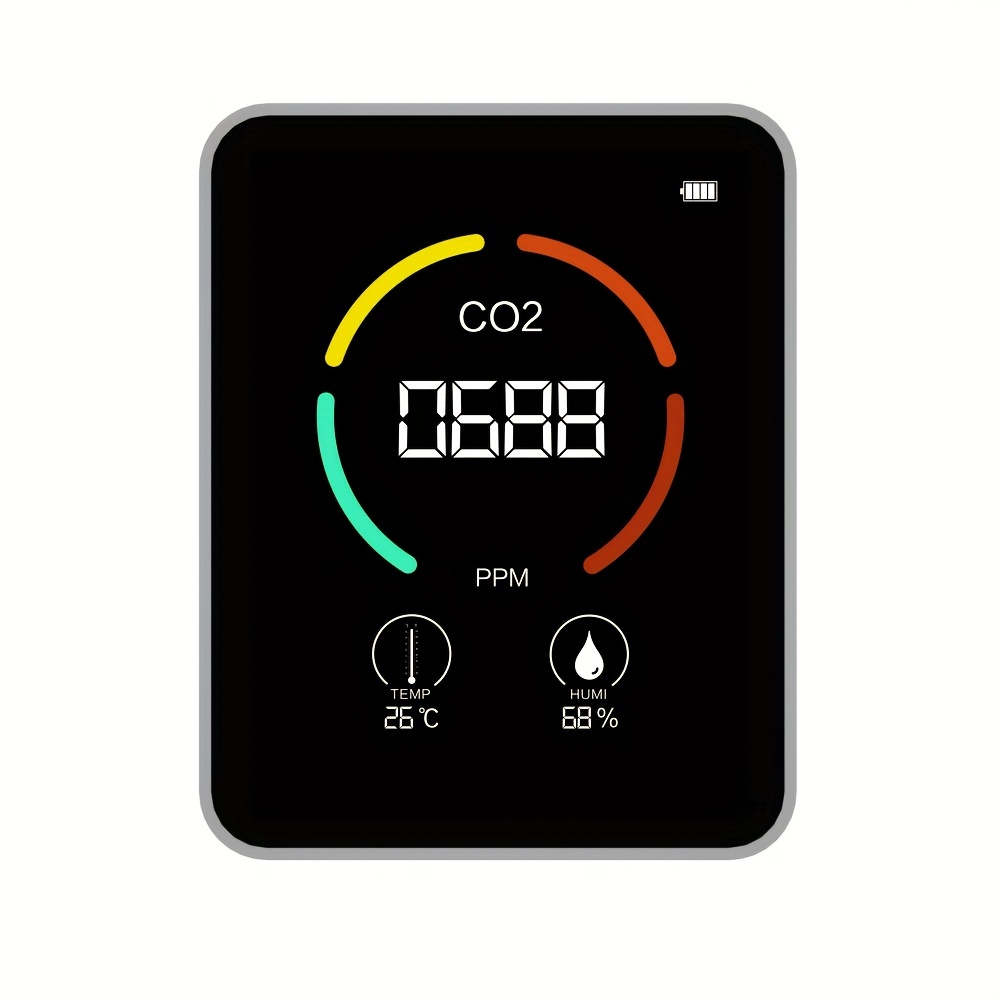 Air Quality Monitor Indoor Home Air Quality Tester Analyzer - Temu