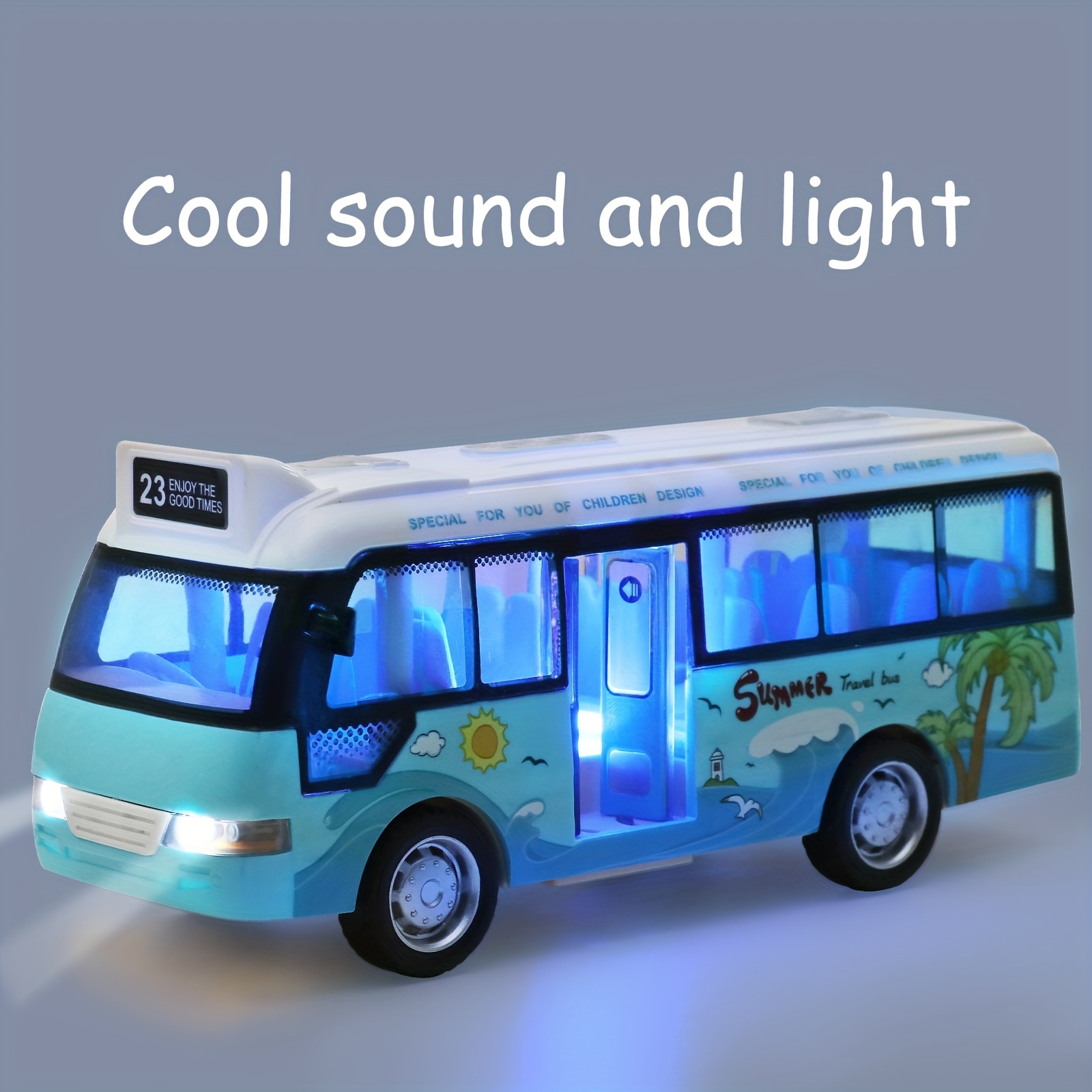 blue bus toy