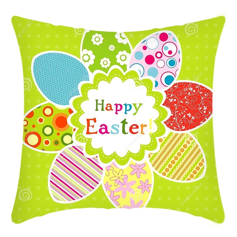 Throw Pillow Couch Bed Sofa, Home Spring Decoration, Bunny Easter