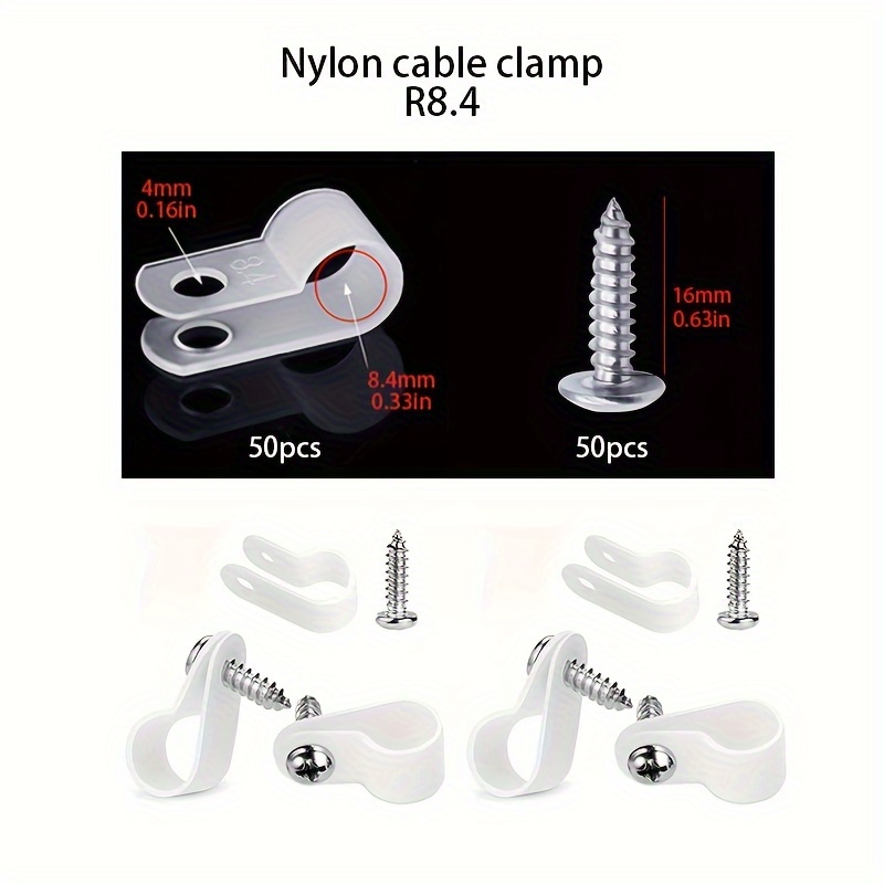 Cable sale fixing clips