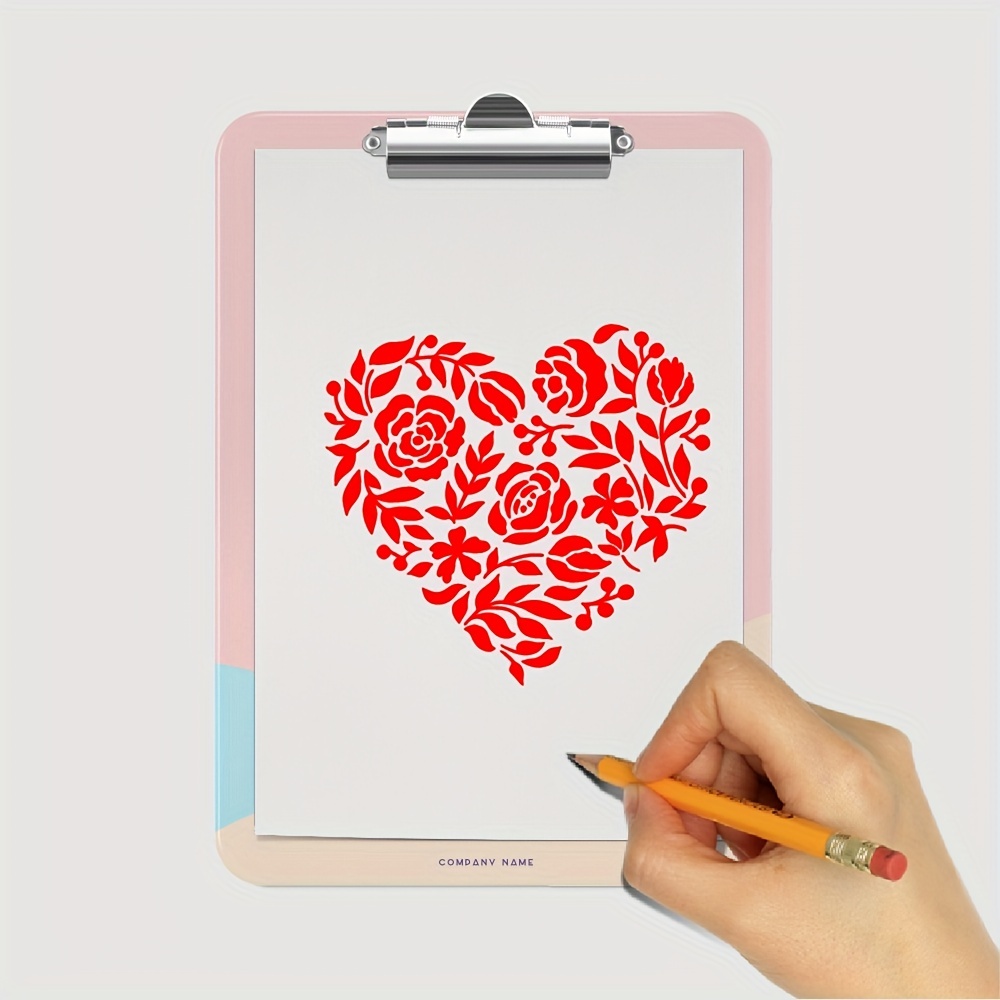 Buy Heart Circle Stencils for Painting on Wood Walls Canvas 10 Pack 12 to  3.5 Reusable Plastic Round Heart Stencils for Crafts Kids Wall Room Decor  Stencils Love Templates Online at desertcartINDIA