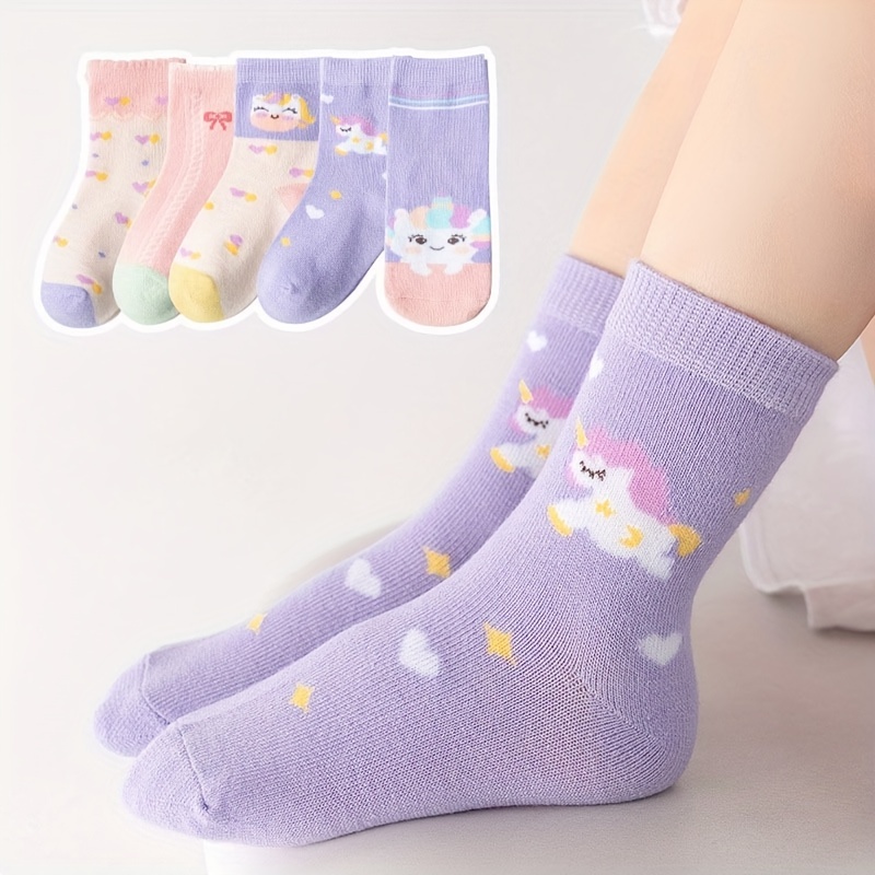 Set of 3 Socks Cute Socks Bear Socks Kawaii Socks Quarter Socks