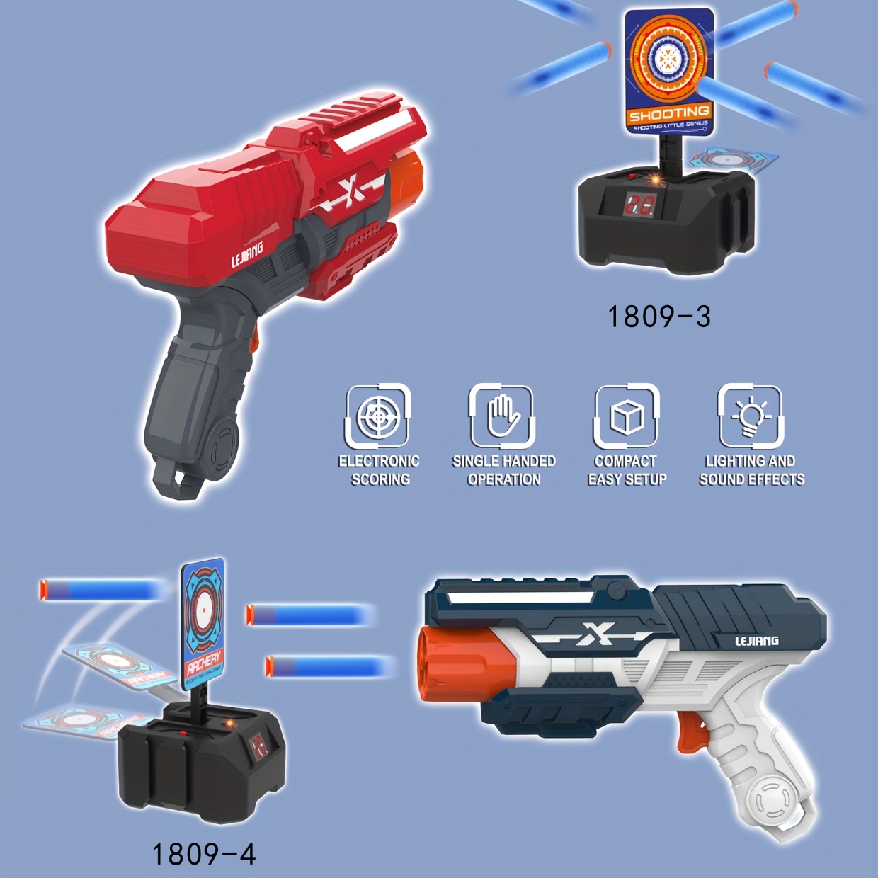 Nerf cible électronique pour pistolet Nerf 
