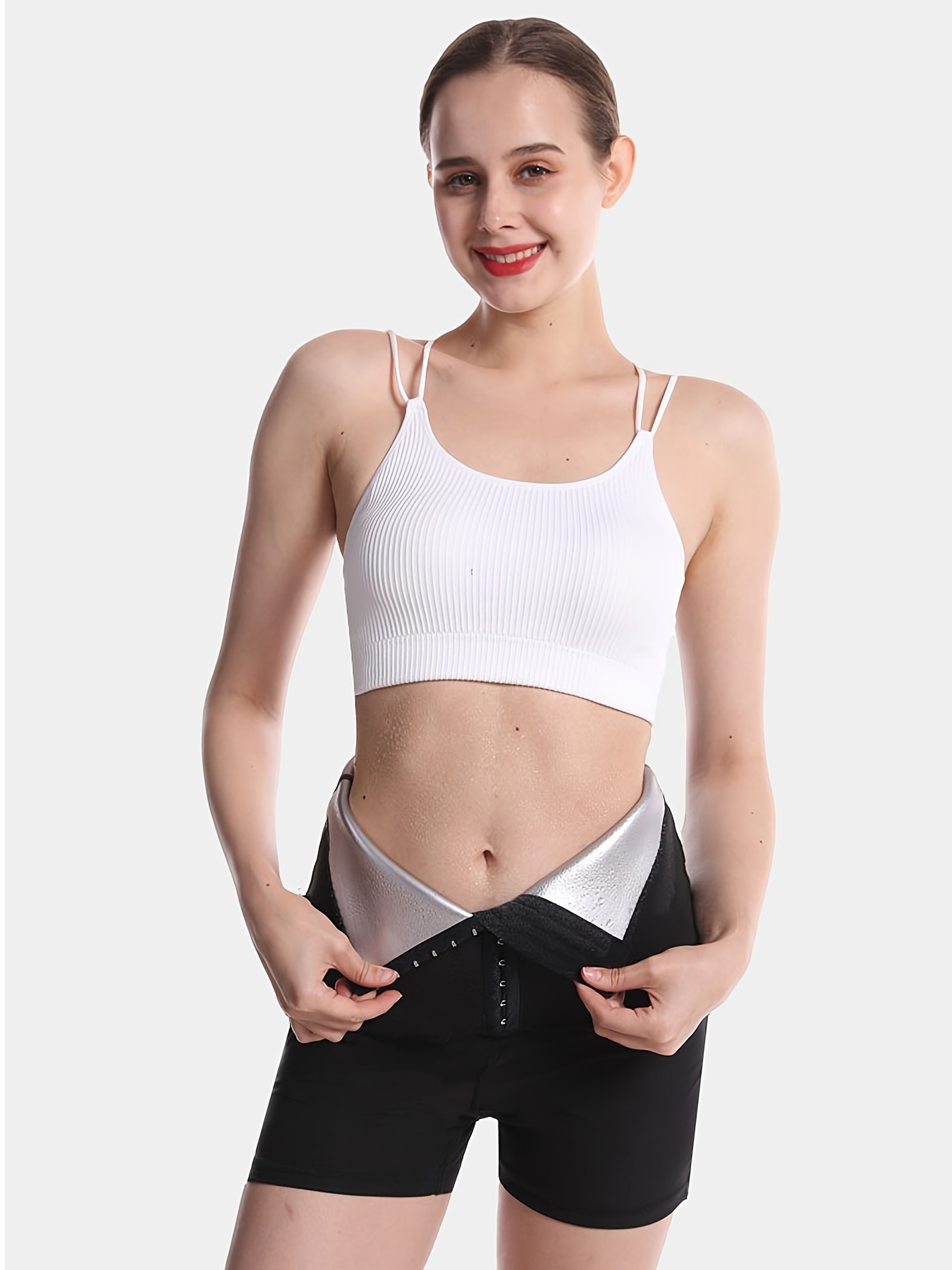 Invisible Crossover Abdominal Shaping Waist Trainer Corset Yoga Sports