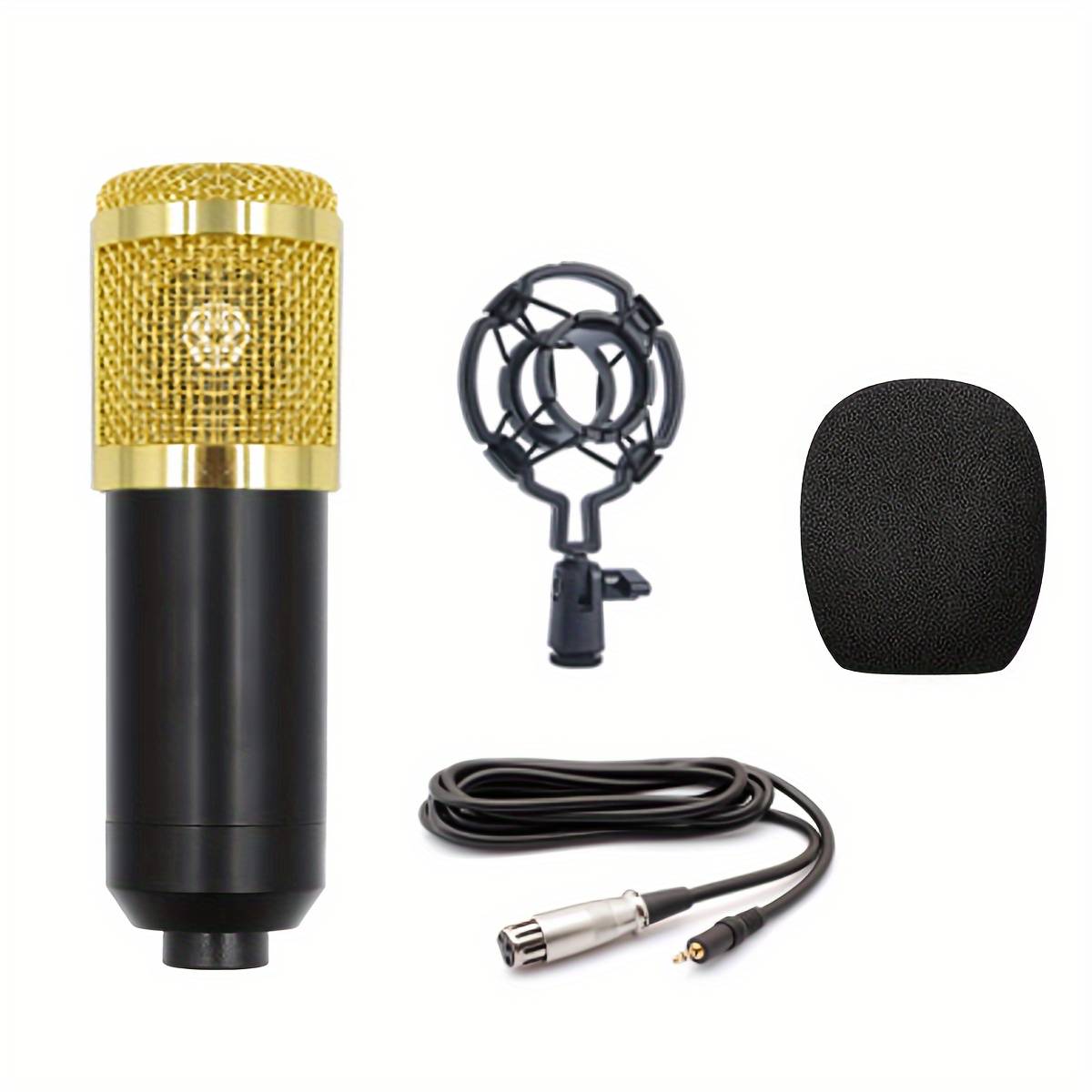 Microphone À Condensateur Black And Golden BM 800 Pour - Temu France