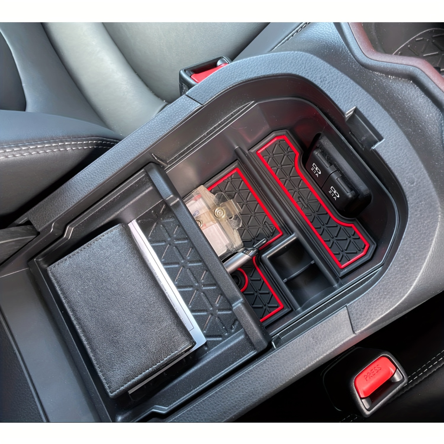 For RAV4 Accessories Center Console Organizer Fits For RAV4 2019 2020 2021  2022 2023(storage Box Is Inside The Center Console)
